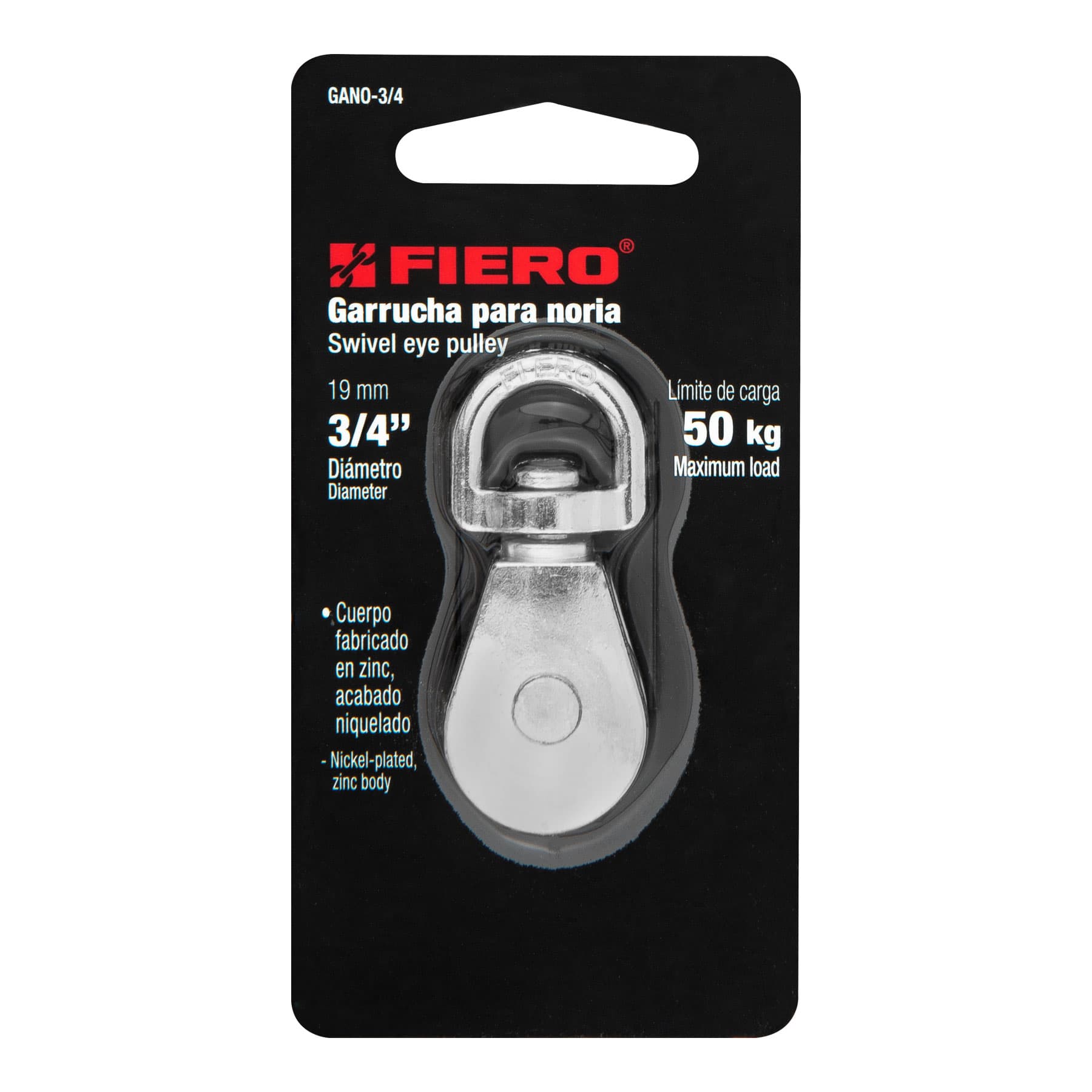 Garrucha para noria de 3/4"