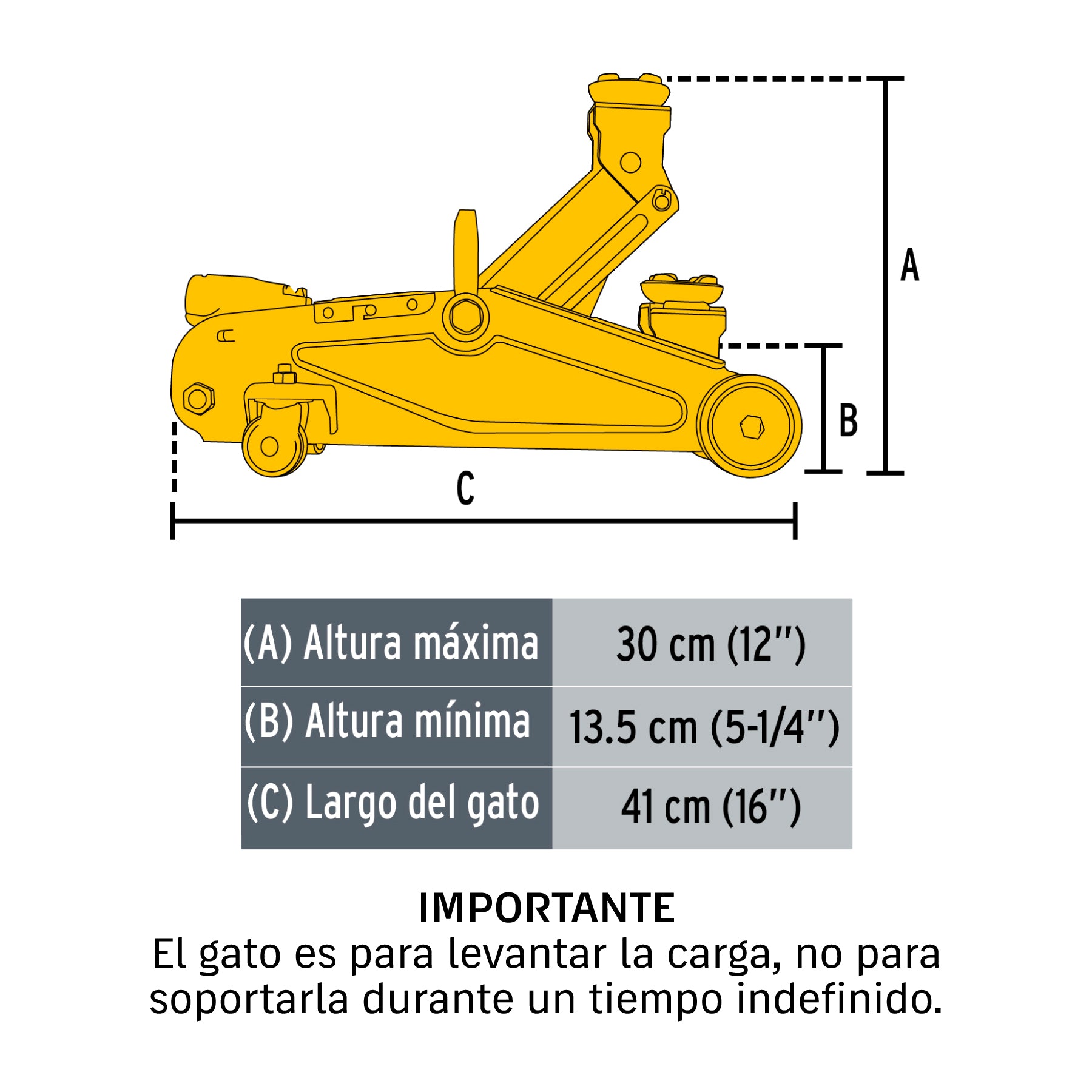 Gato de patín, 1.5 tons, pretul