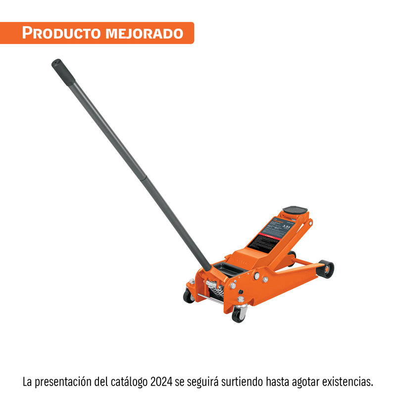 Gato de patín profesional, 3.5 tons, elevación rápida