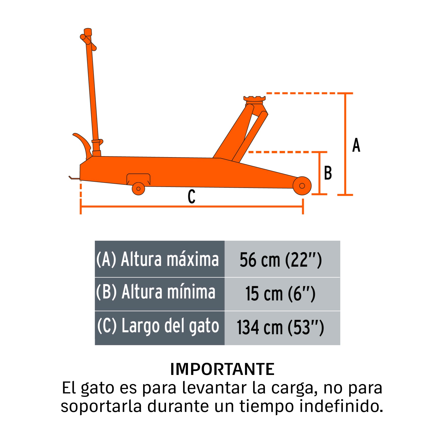 Gato de patín, profesional, 5 tons