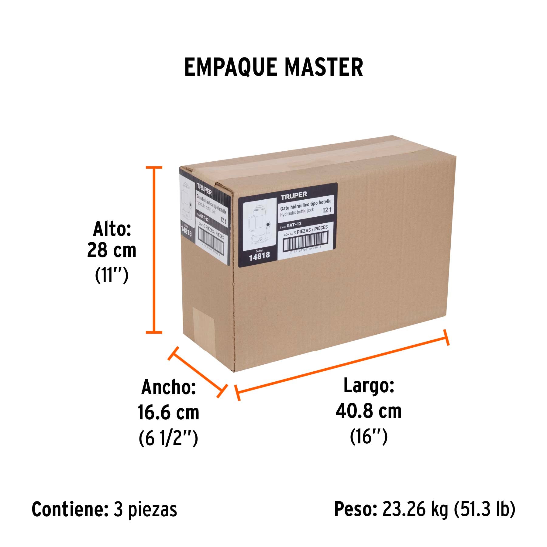 Gato de botella, 12 tons