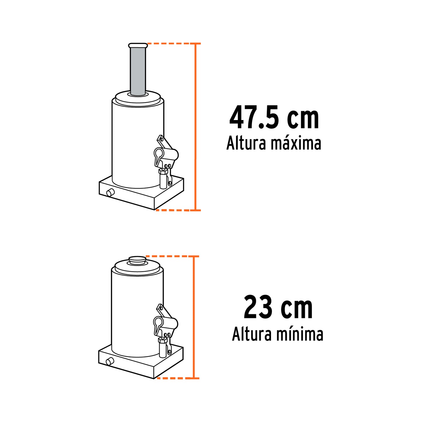 Gato de botella, 16 tons