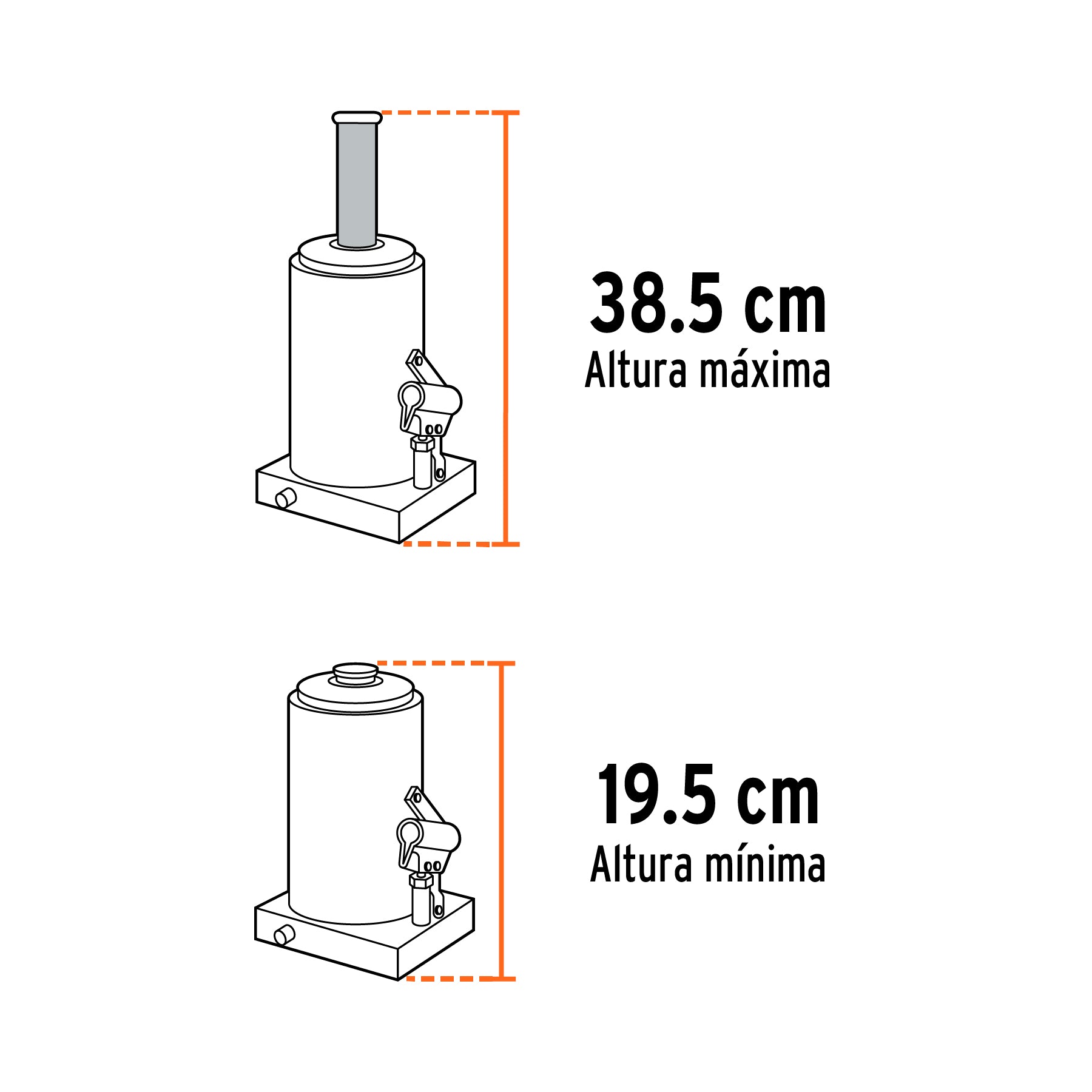 Gato de botella, 4 tons