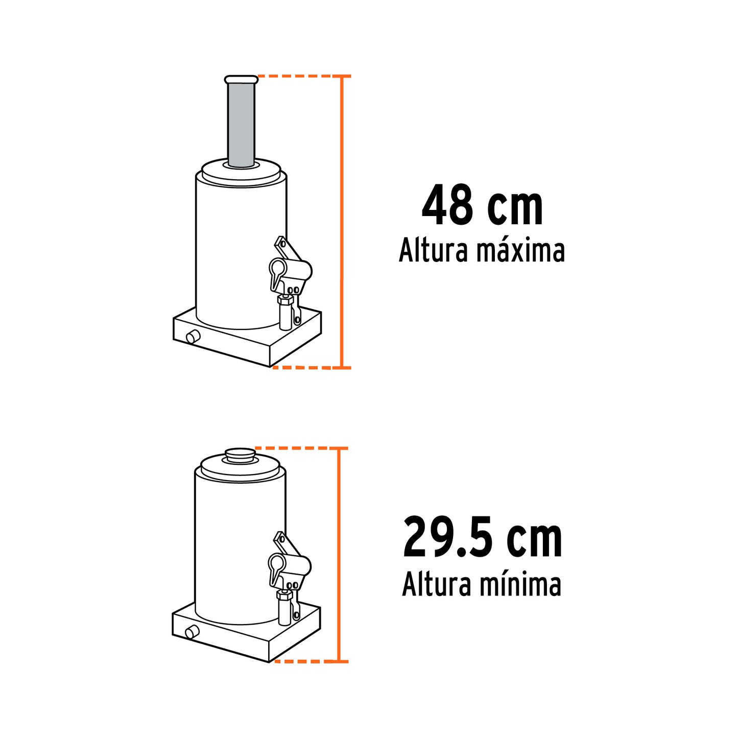 Gato de botella, 50 tons