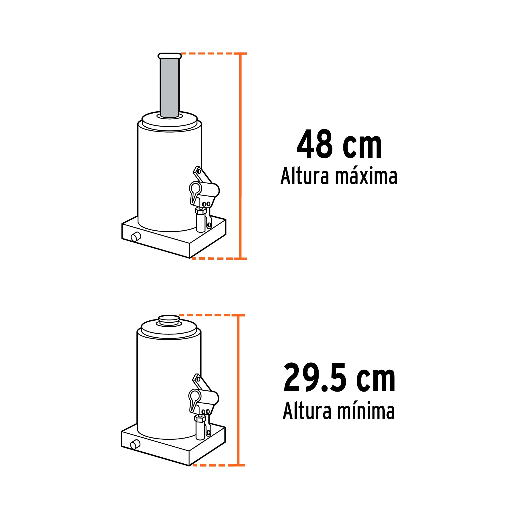Gato de botella, 50 tons