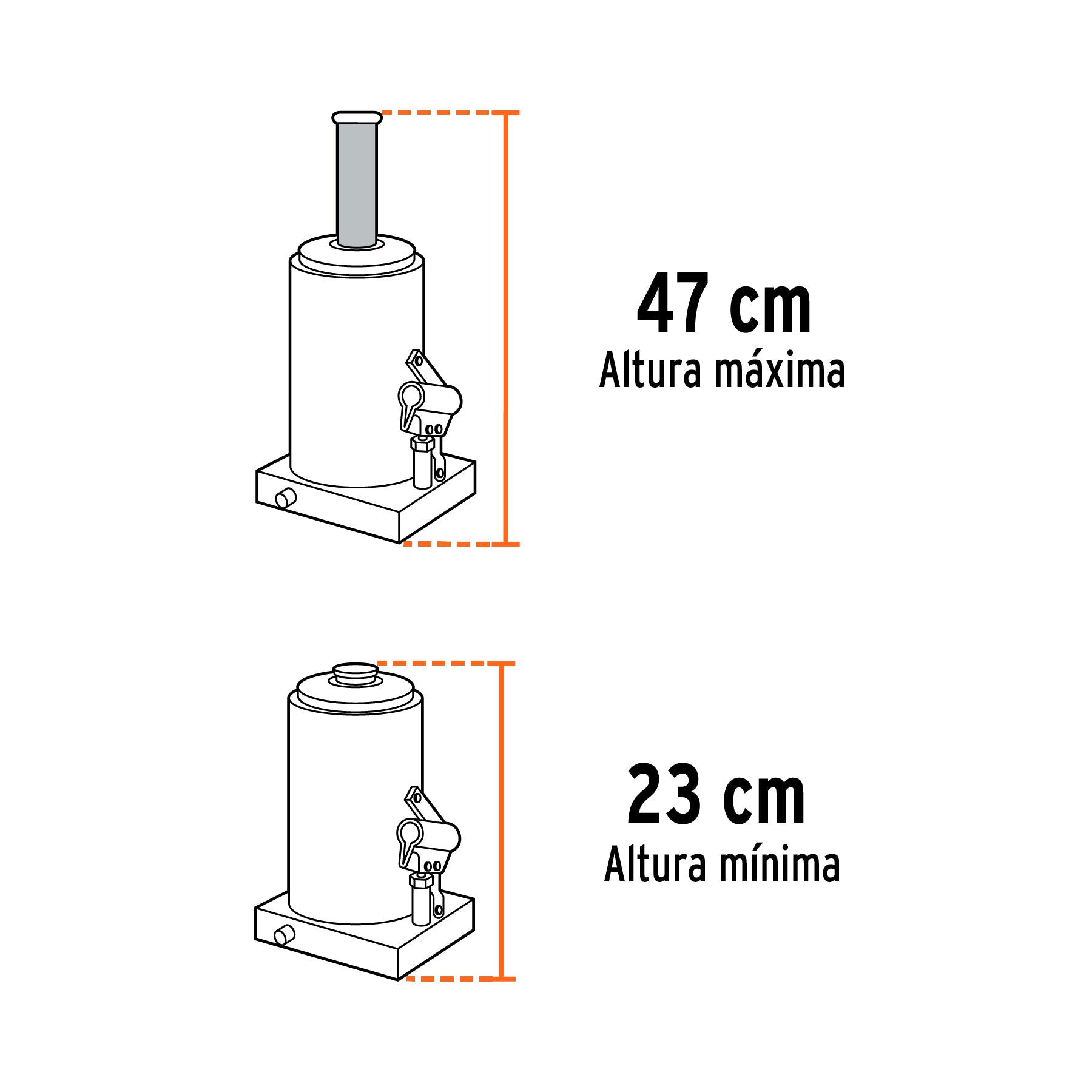Gato de botella, 8 tons