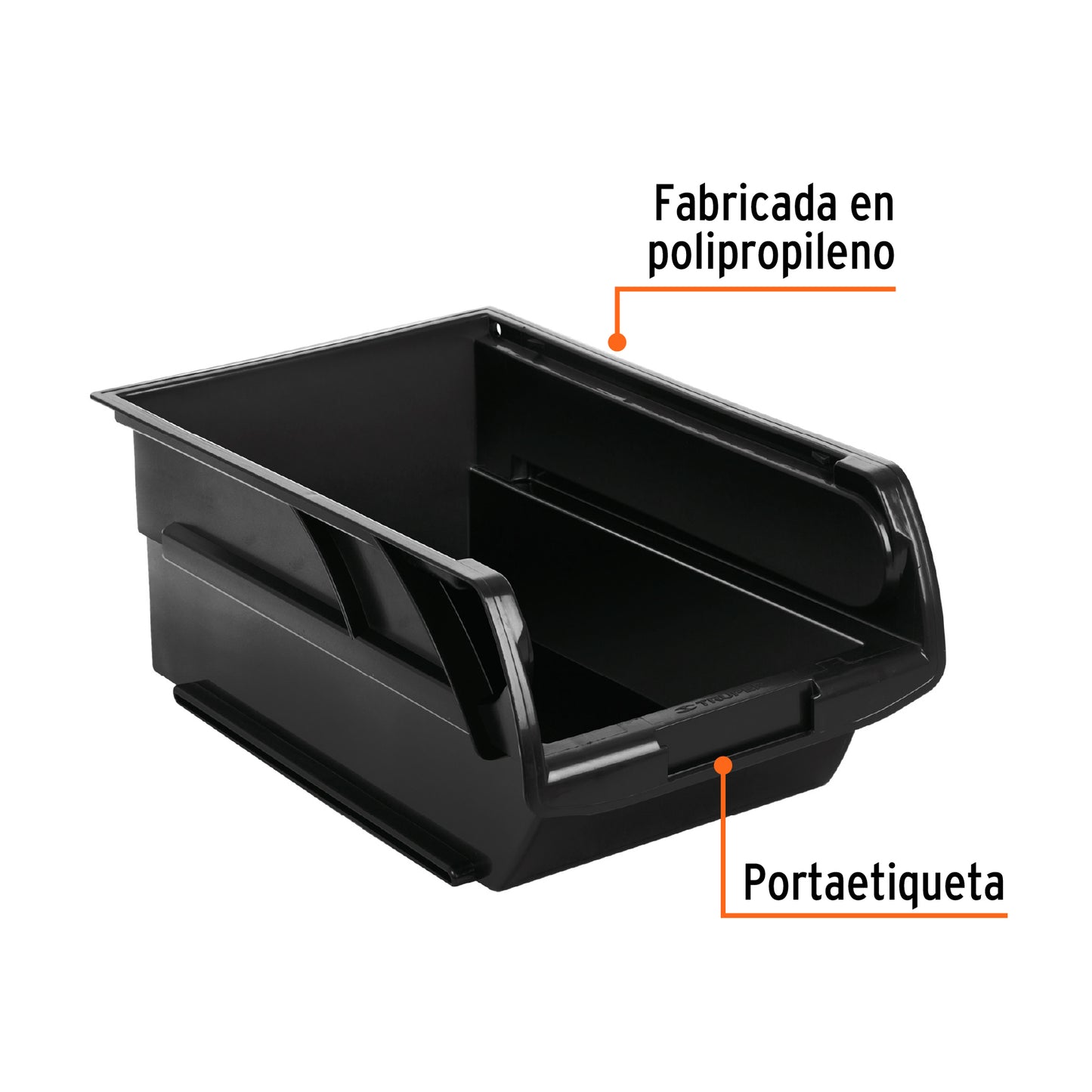 Gaveta apilable de plástico 21 x 14 x 10 cm, Truper
