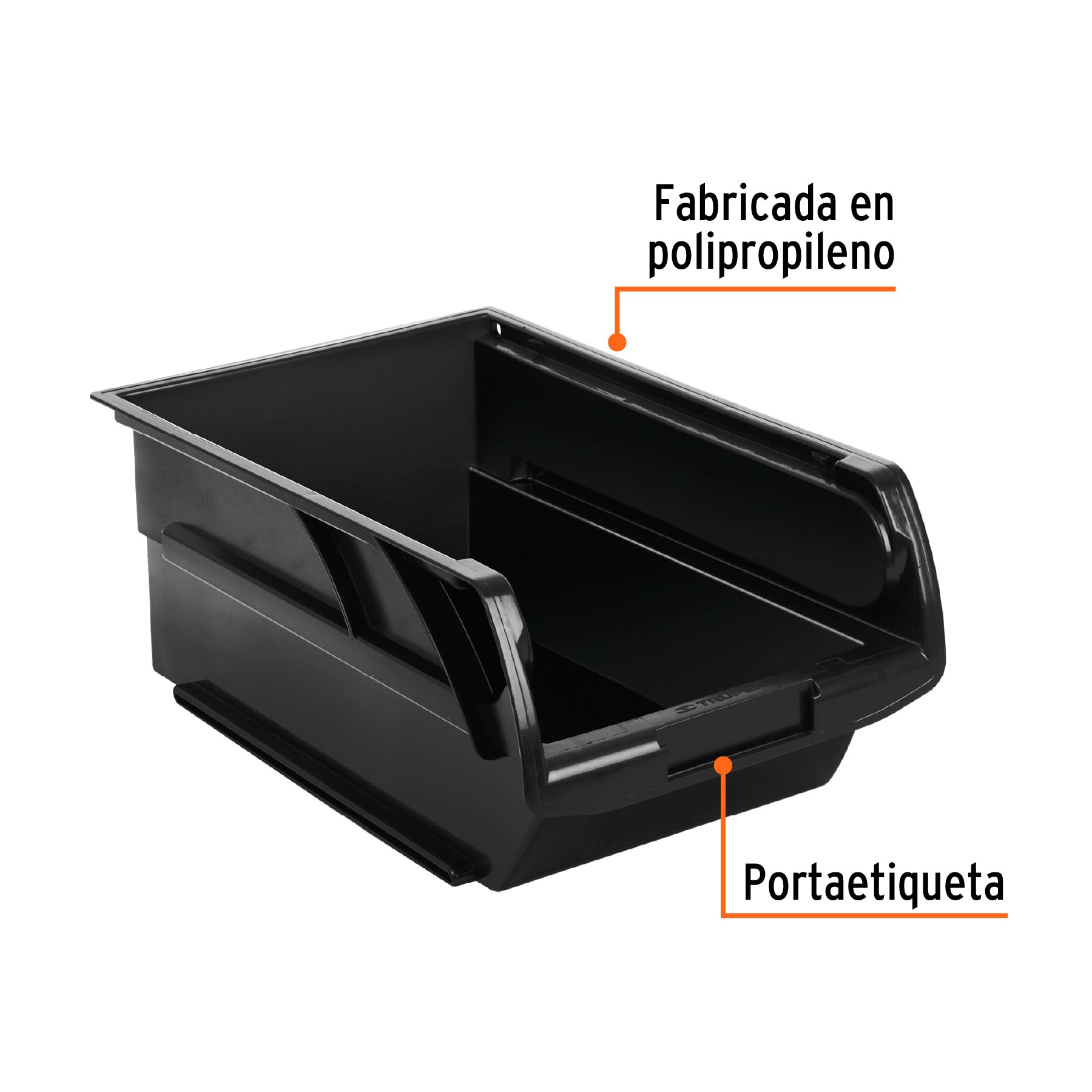 Gaveta apilable de plástico 21 x 14 x 10 cm, Truper