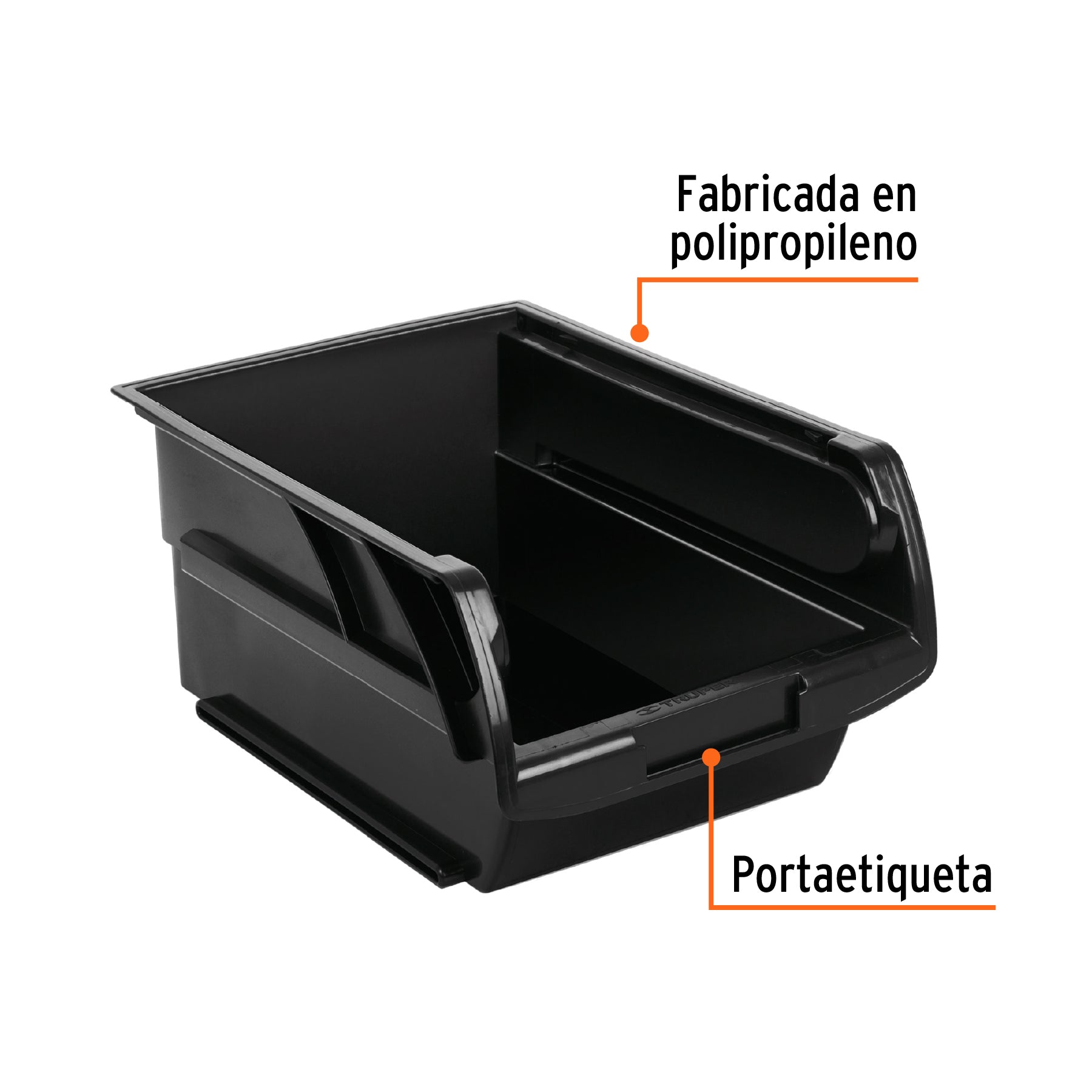 Gaveta apilable de plástico 29 x 19 x 13 cm, Truper