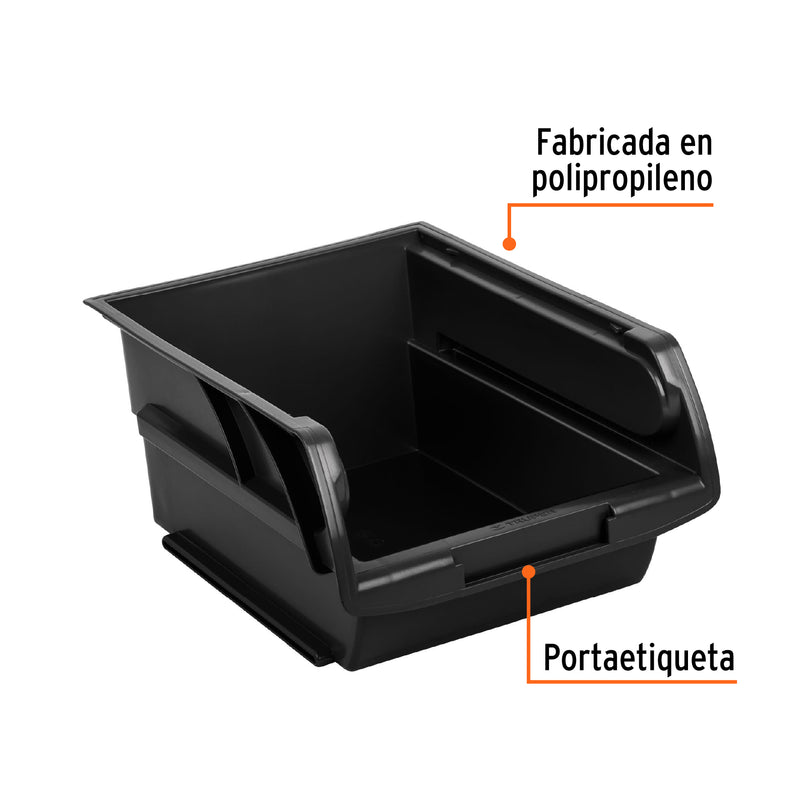 Gaveta apilable de plástico, 24.5 x 17 x 11 cm