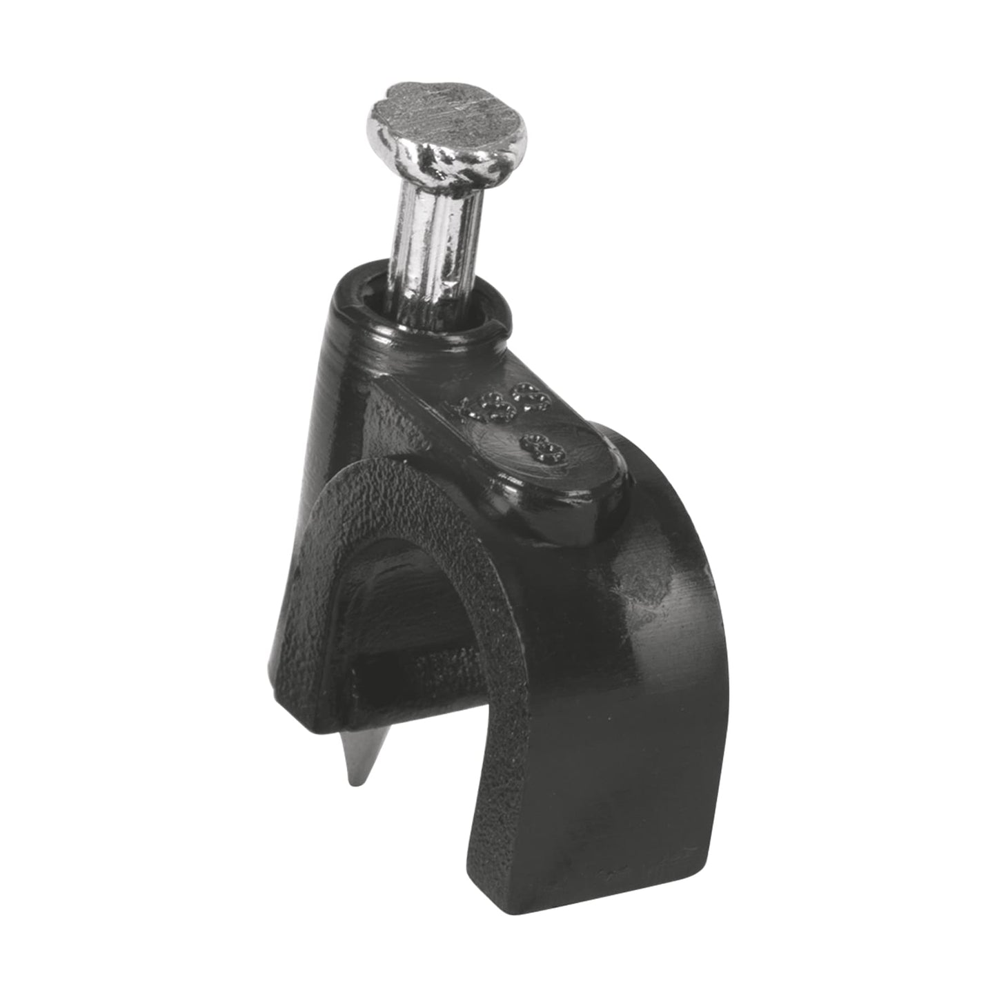 Grapa para cable redondo, 8 mm, negra, bolsa 20 piezas