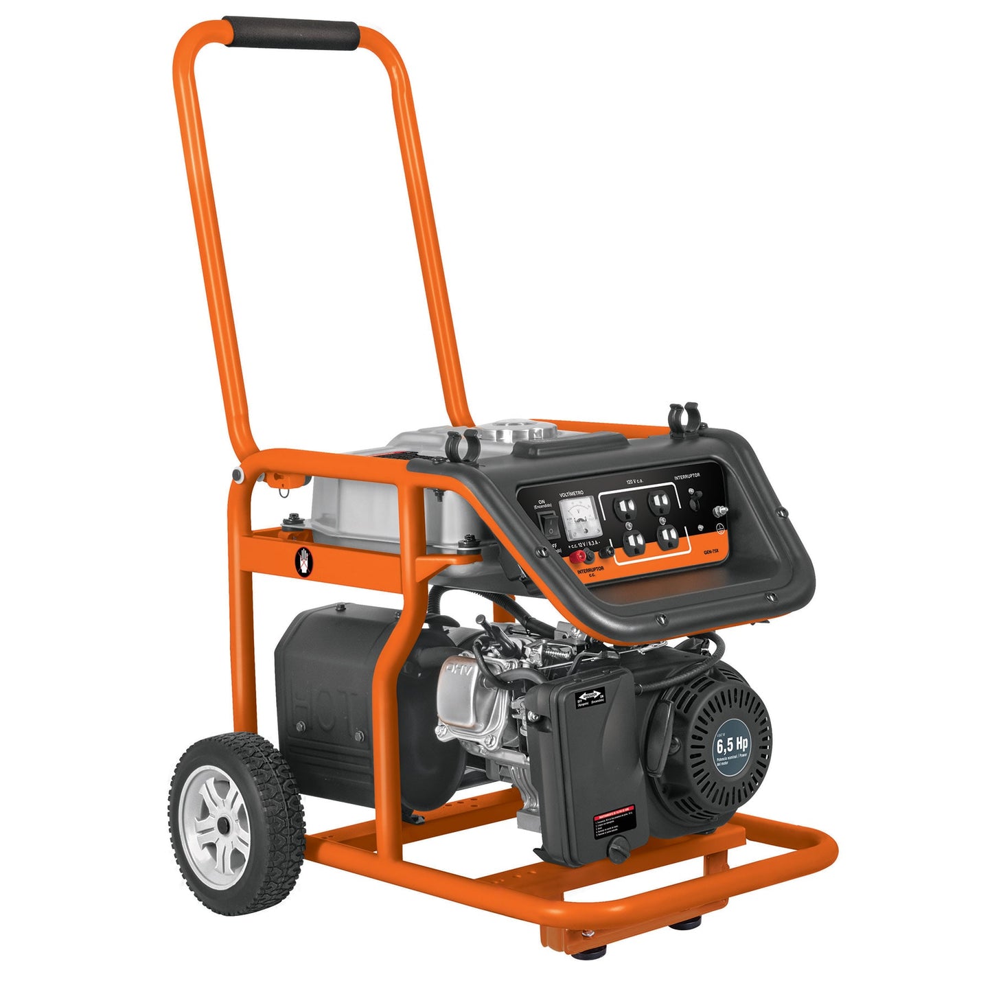 Generador eléctrico a gasolina, 2,500 W