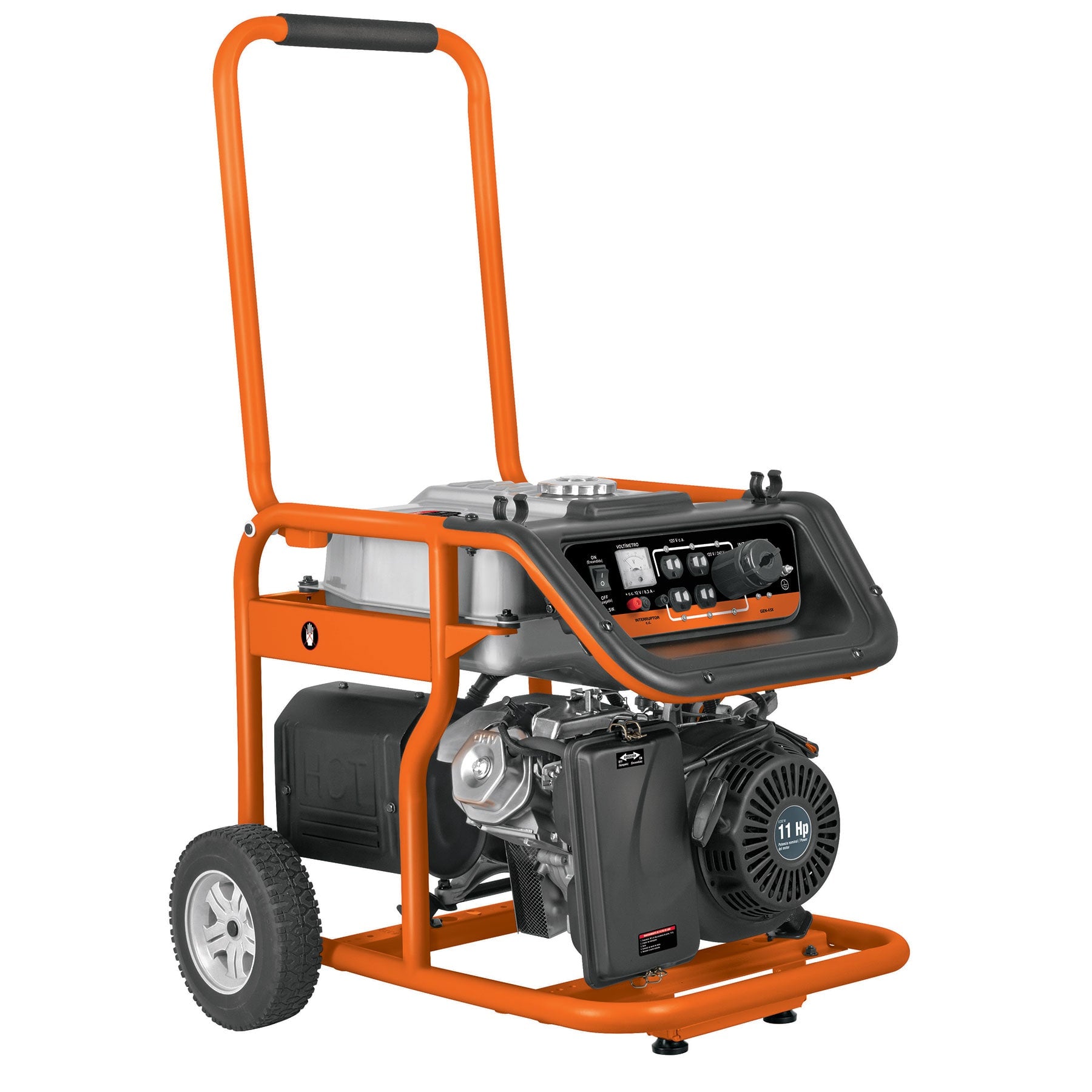 Generador eléctrico a gasolina, 4,500 W