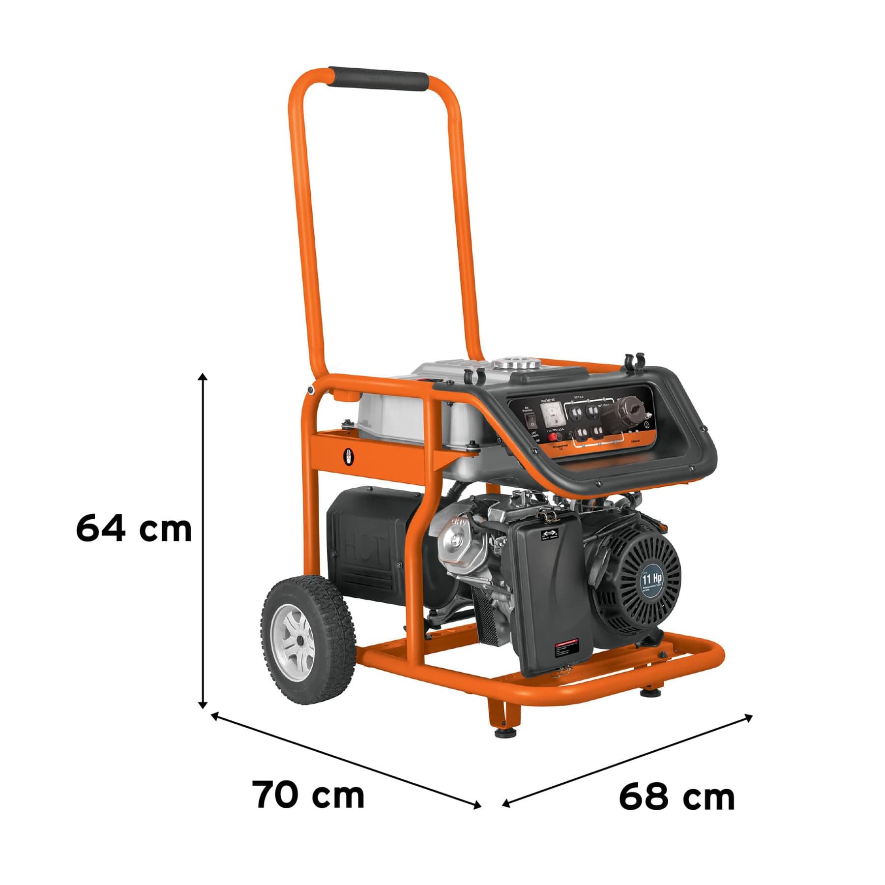 Generador eléctrico a gasolina, 4,500 W