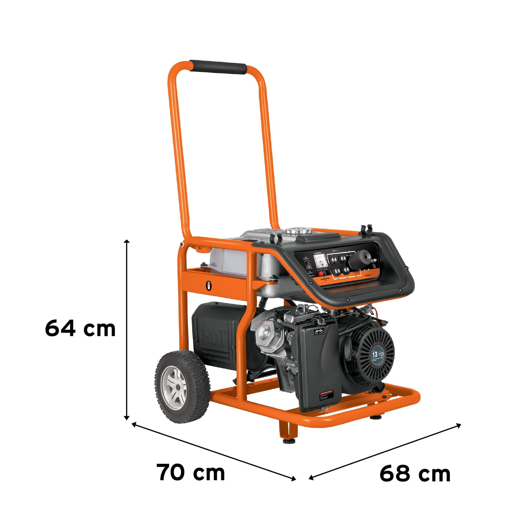 Generador eléctrico a gasolina, 5,500 W