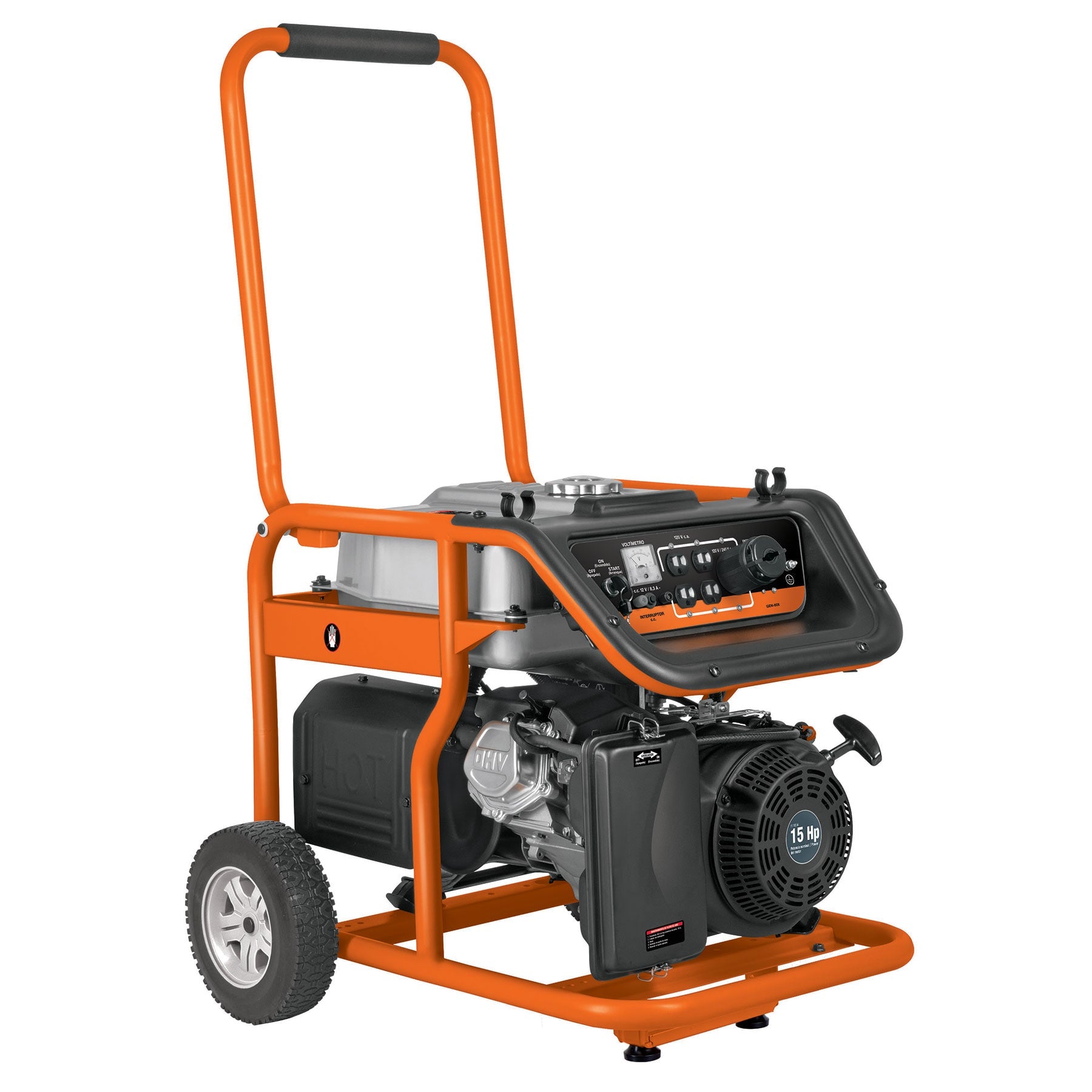 Generador eléctrico a gasolina, alta potencia, 8,000 W