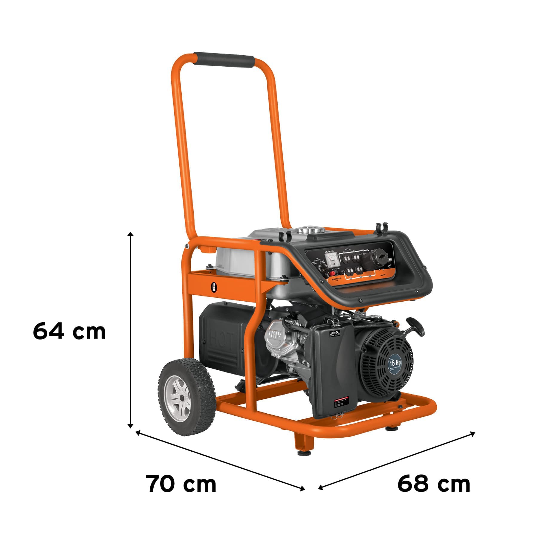 Generador eléctrico a gasolina, alta potencia, 8,000 W