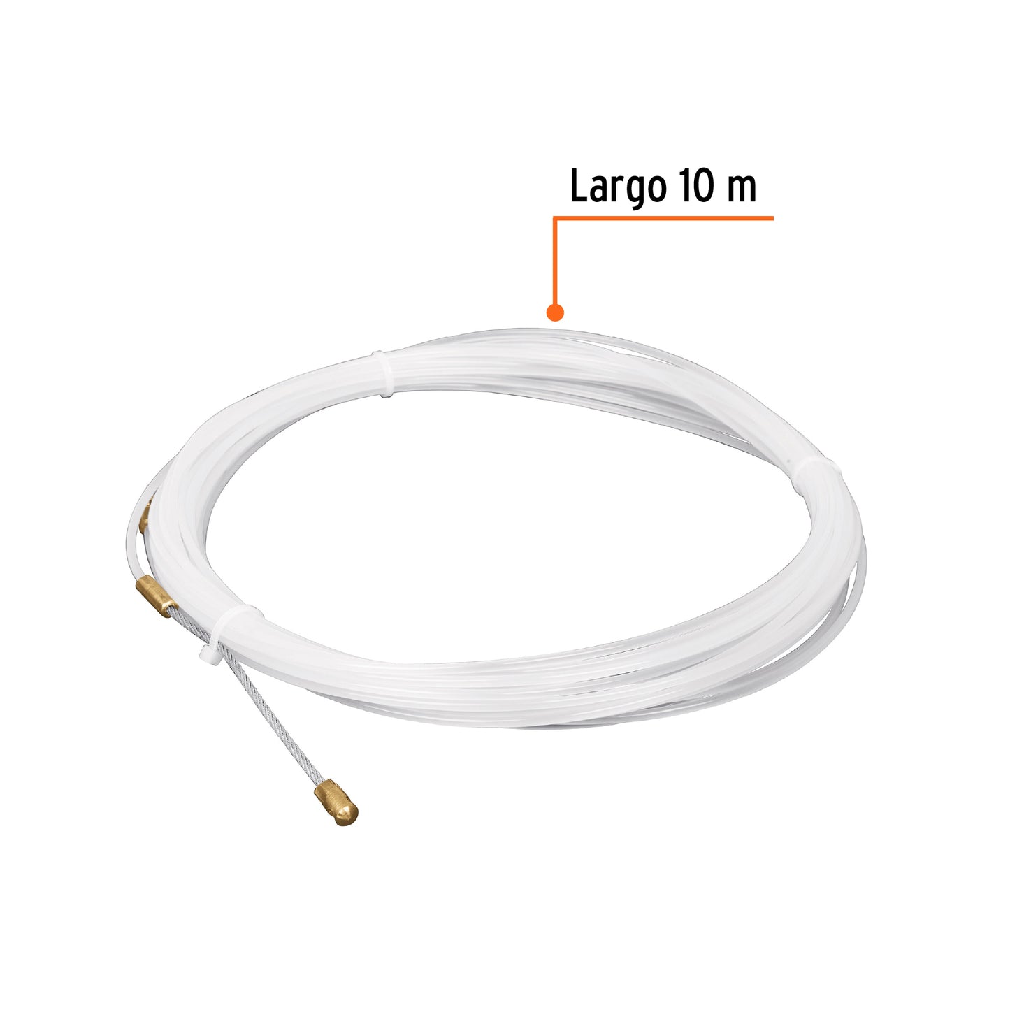Guía de nylon para cable 10 m