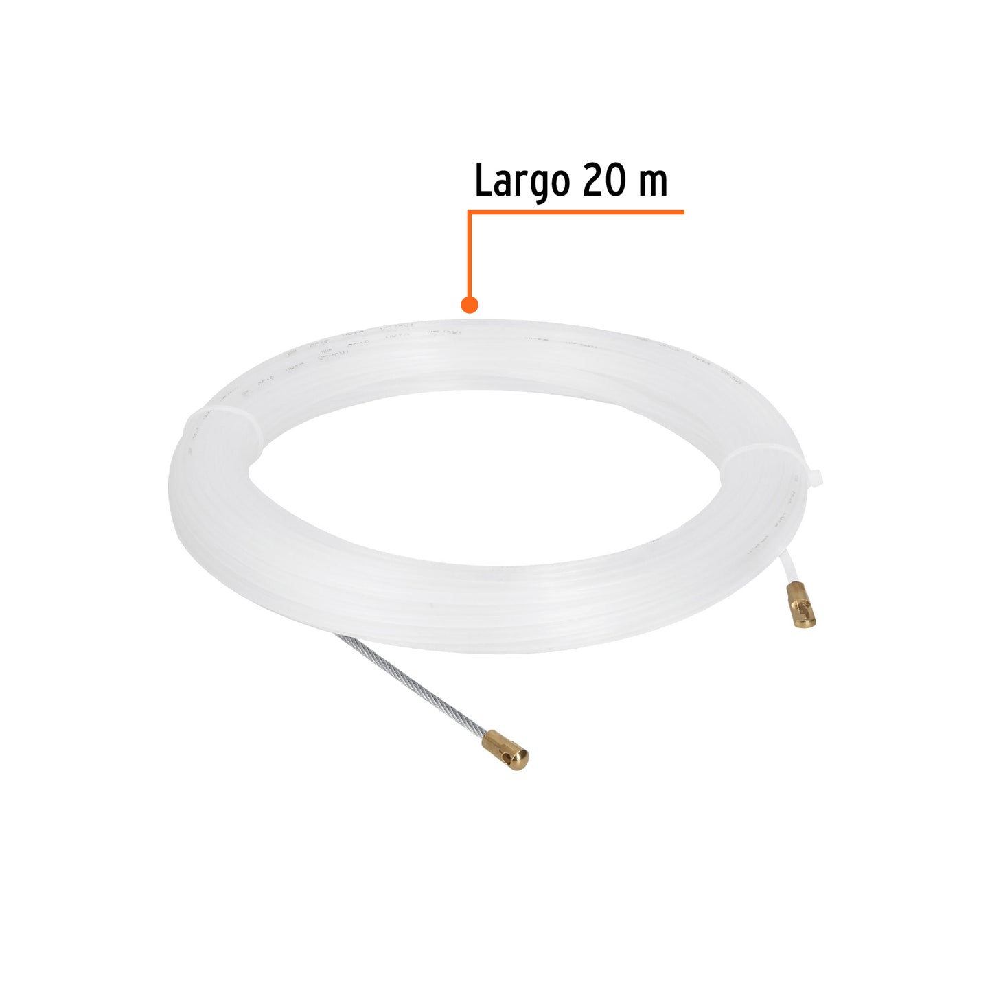 Guía de nylon para cable 20 m
