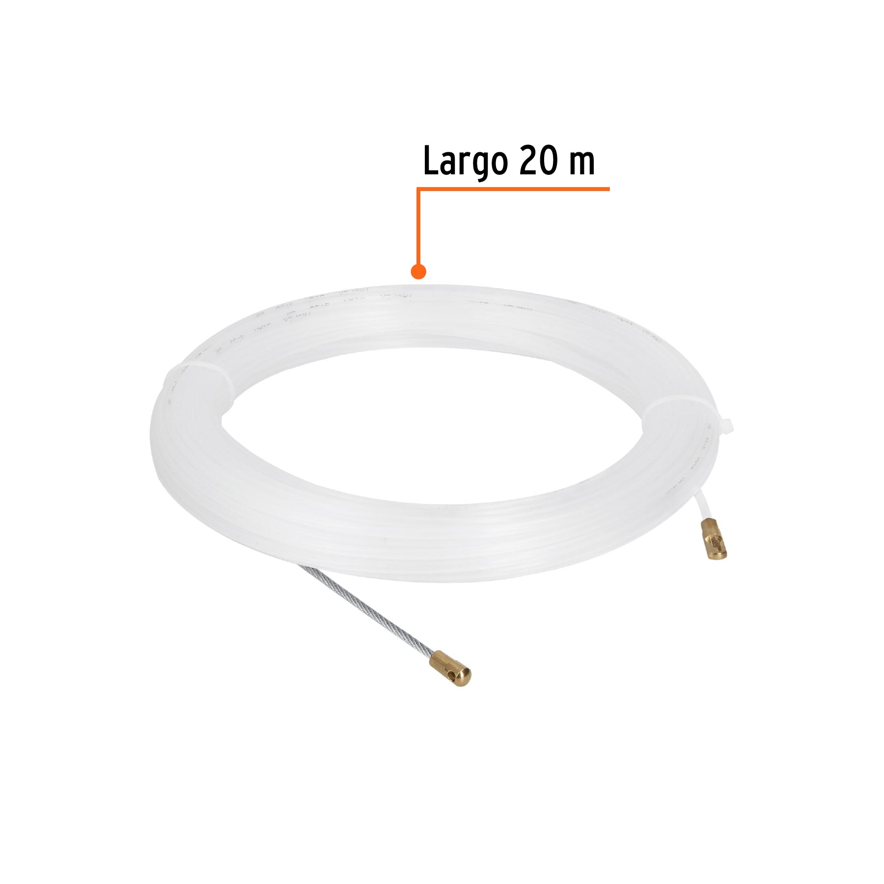 Guía de nylon para cable 20 m