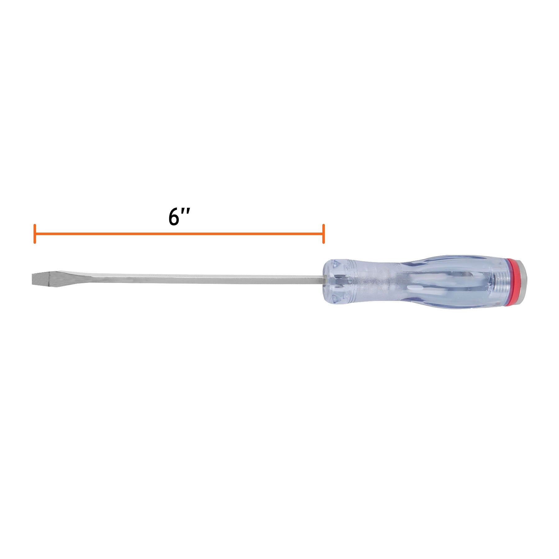 Desarmador de golpe, 1/4x6", plano
