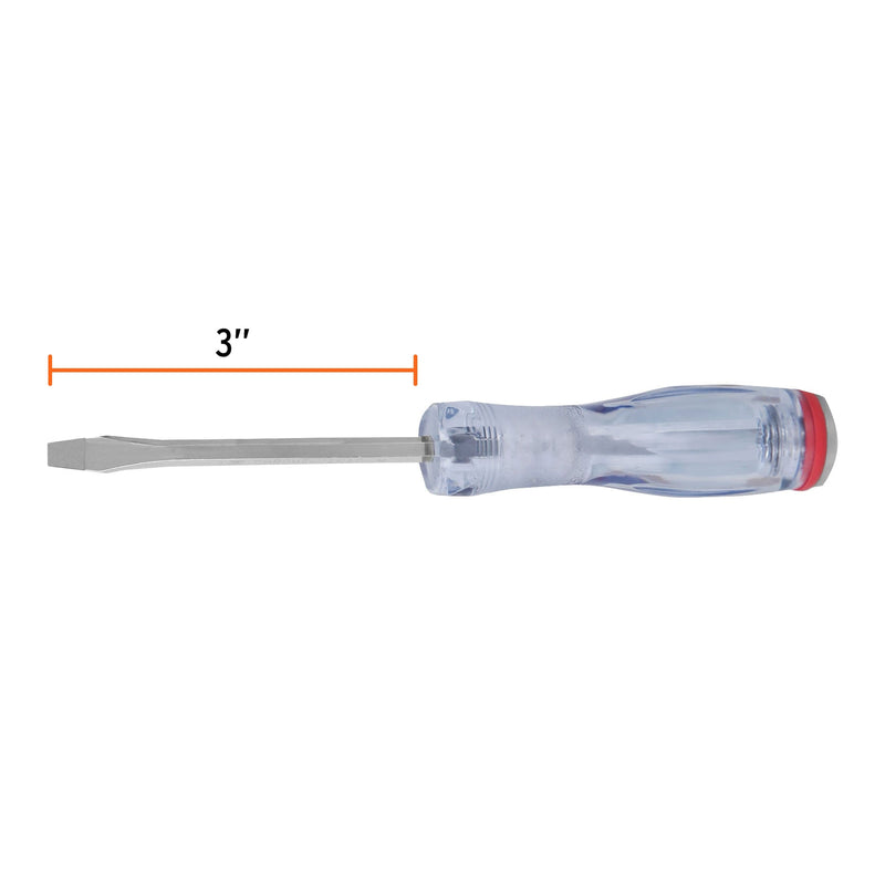 Desarmador de golpe, 3/16x3", plano