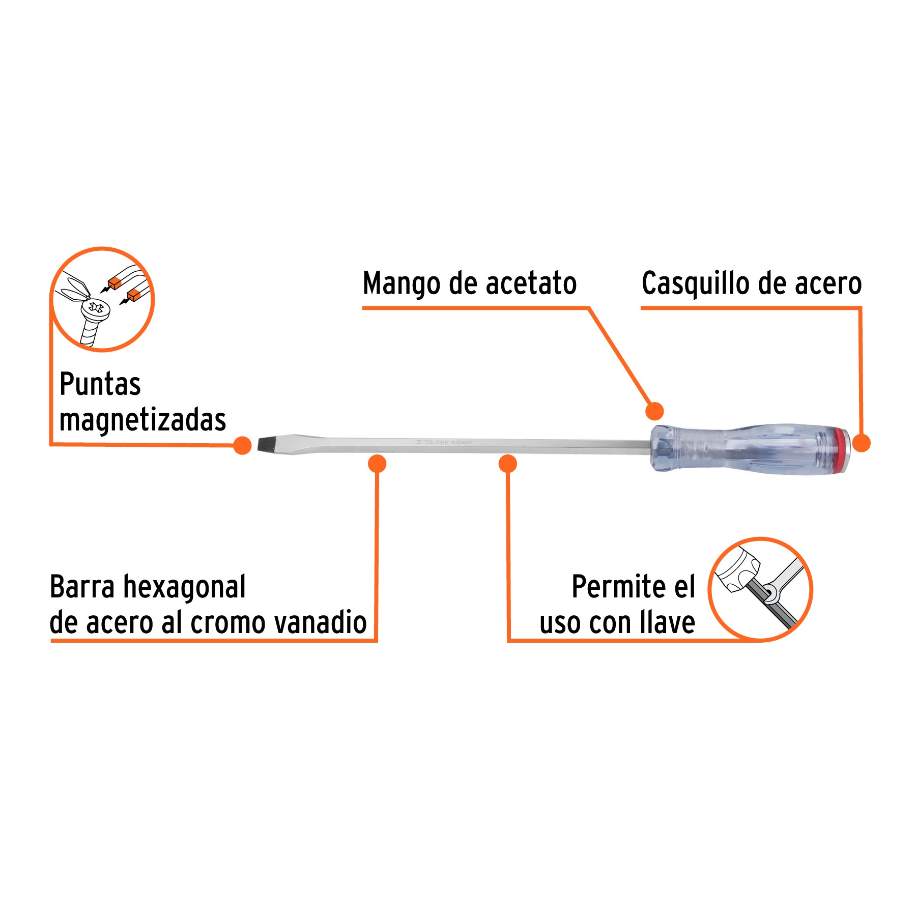 DESARMADOR DE GOLPE 3/8"X10 BARRA HEXAGONAL