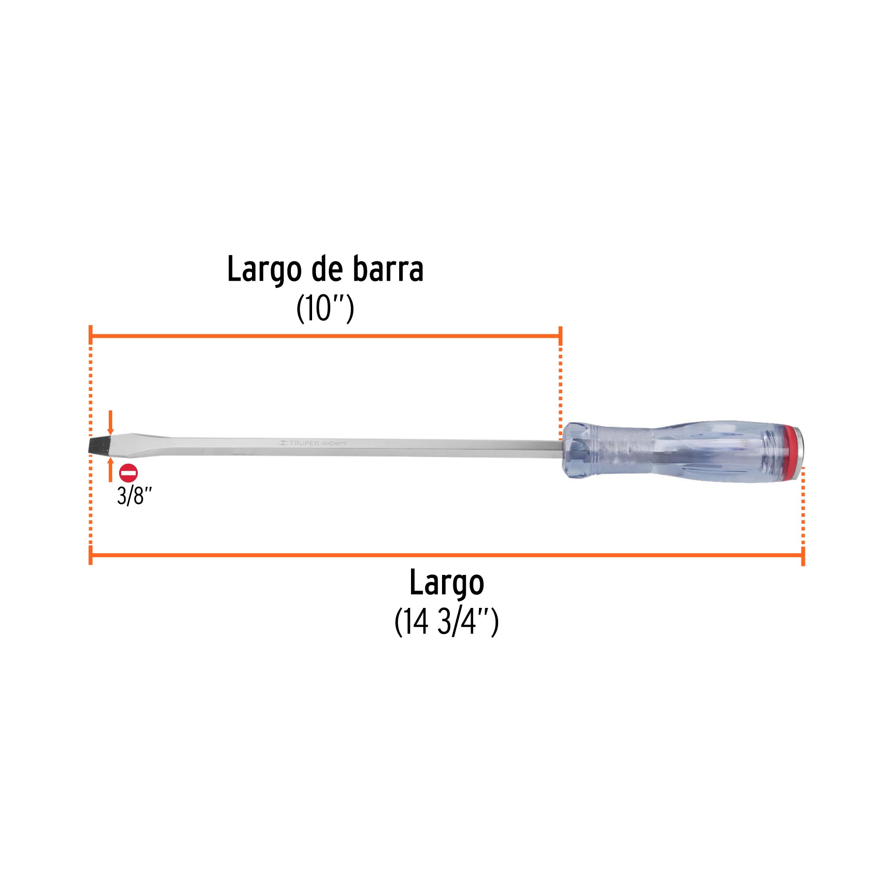 DESARMADOR DE GOLPE 3/8"X10 BARRA HEXAGONAL