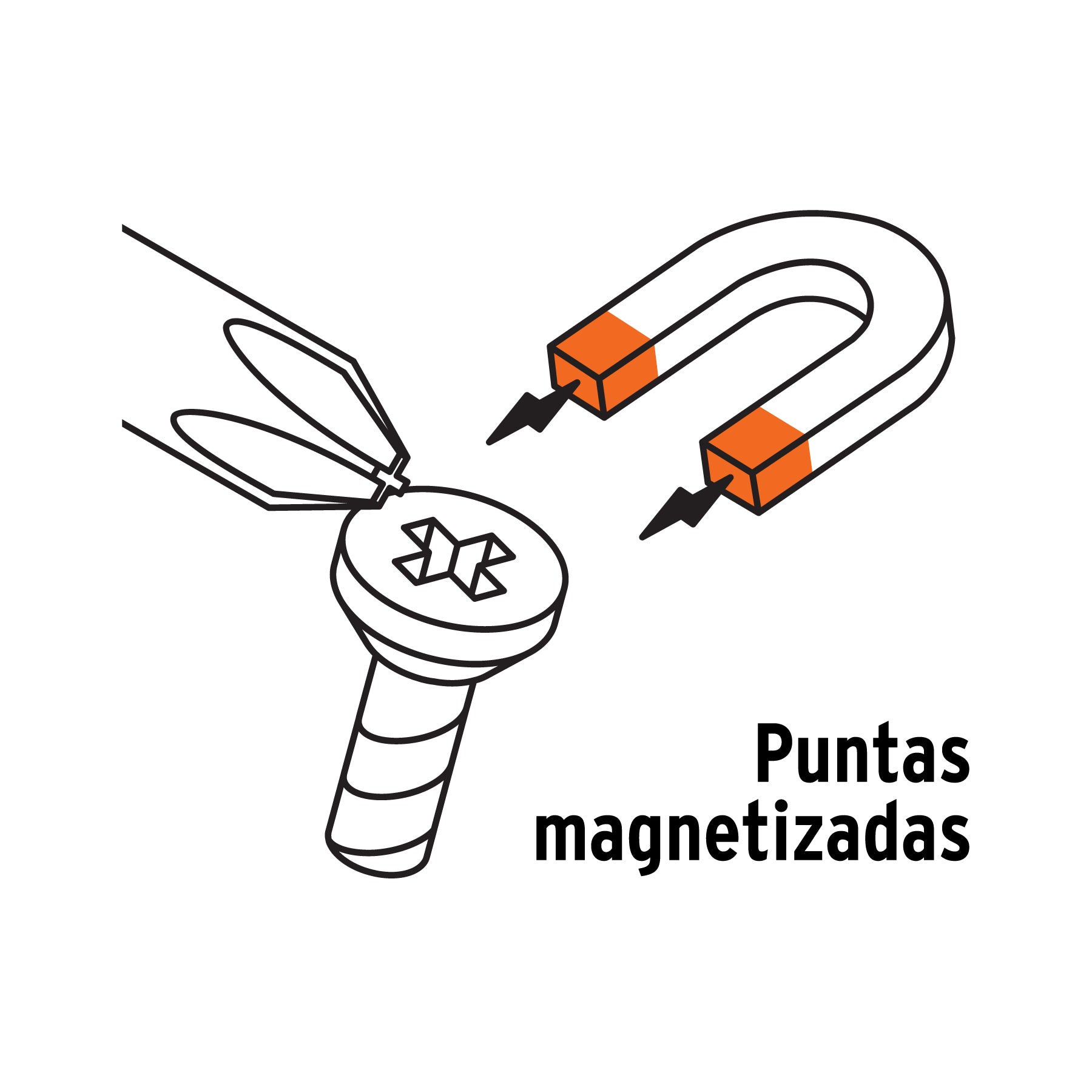 Desarmador de golpe, 5/16x8", de cruz