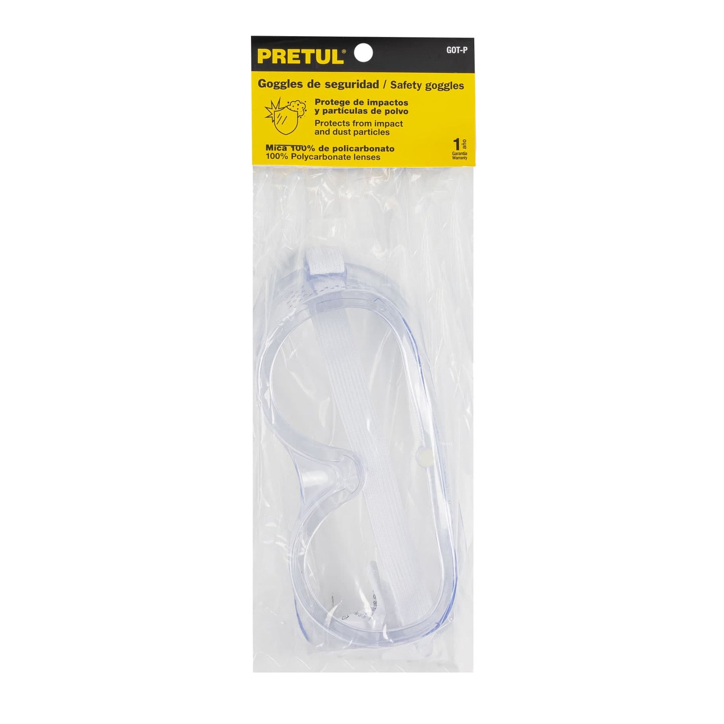 Goggles de seguridad, Pretul con ventilación directa