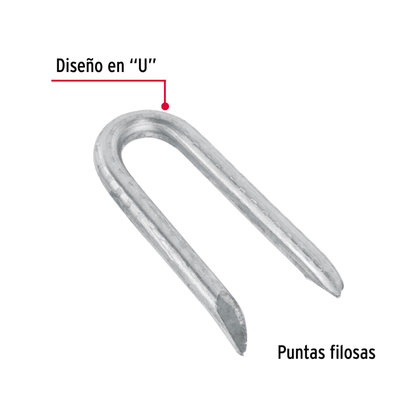 Grapas para alambre de púas, 1-1/2"
