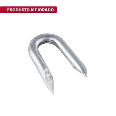 Grapa alambre púas, 1", galvanizada