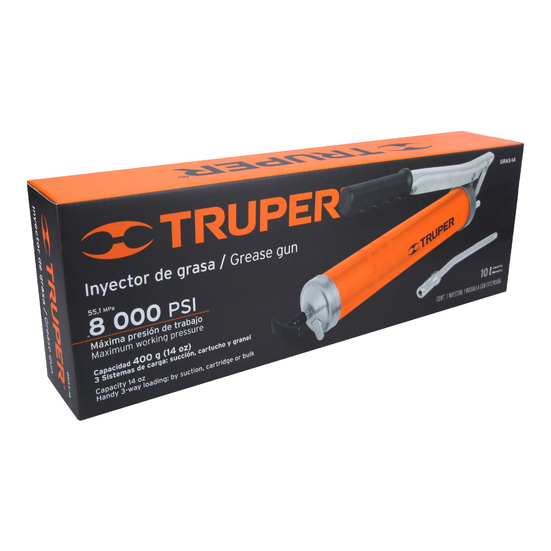 Grasera industrial, mgo antiderrapante, 14oz, 6,000 lb/pulg2