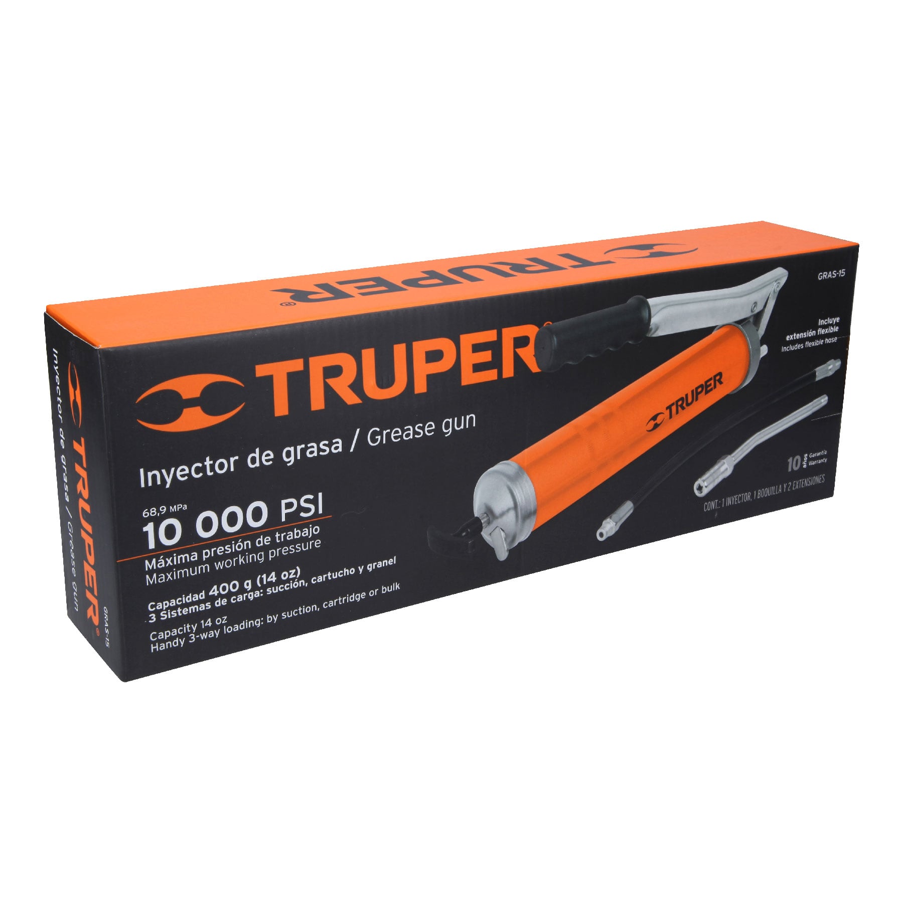 Grasera industrial, 14 oz, 6,000 lb/pulg2