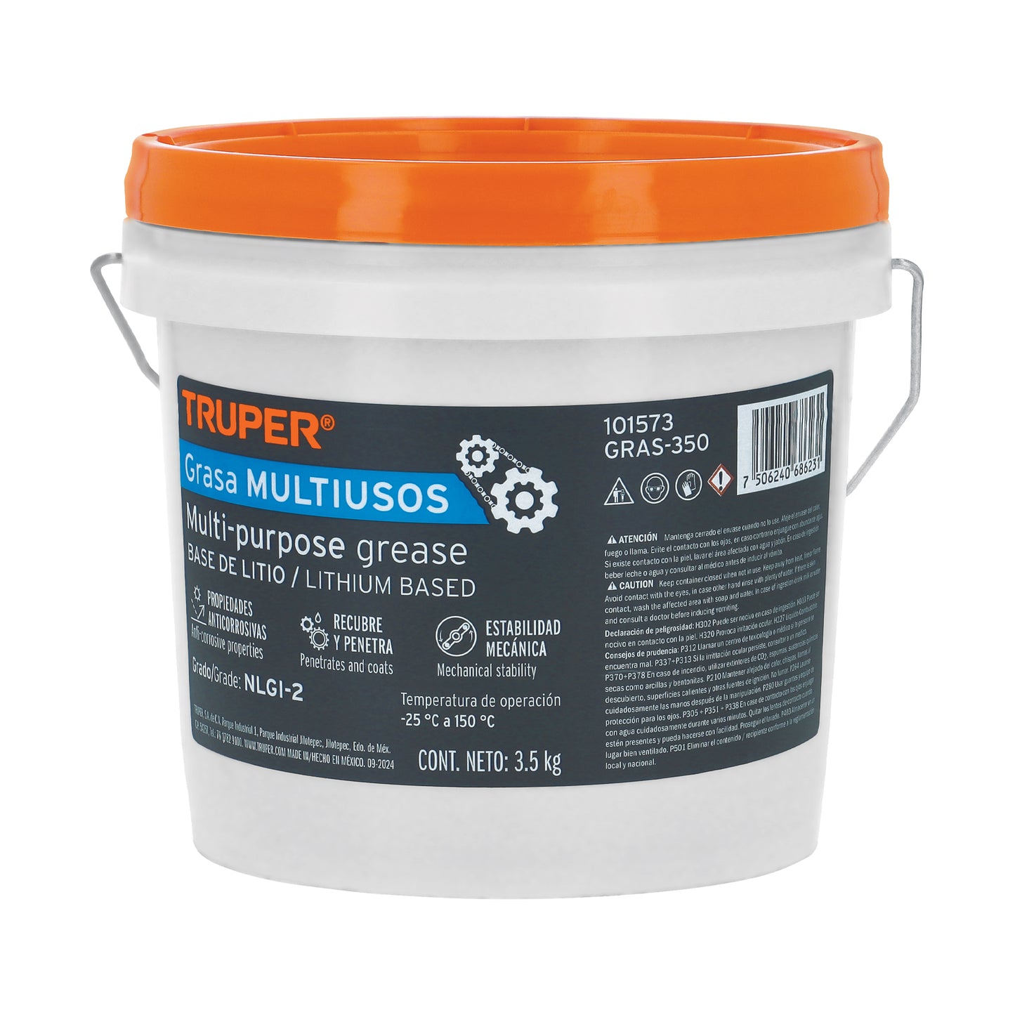 Grasa de litio multiusos 3.5 kg