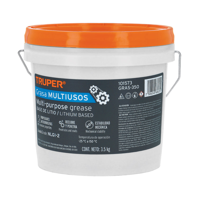 Grasa de litio multiusos 3.5 kg