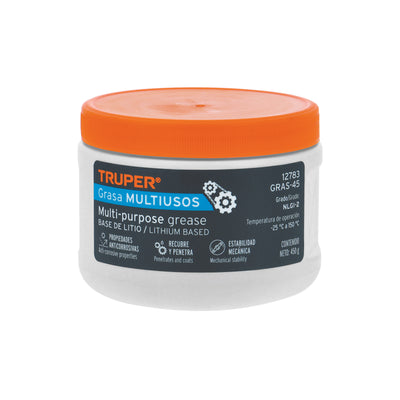 Grasa de litio para chasis, 450 gr.