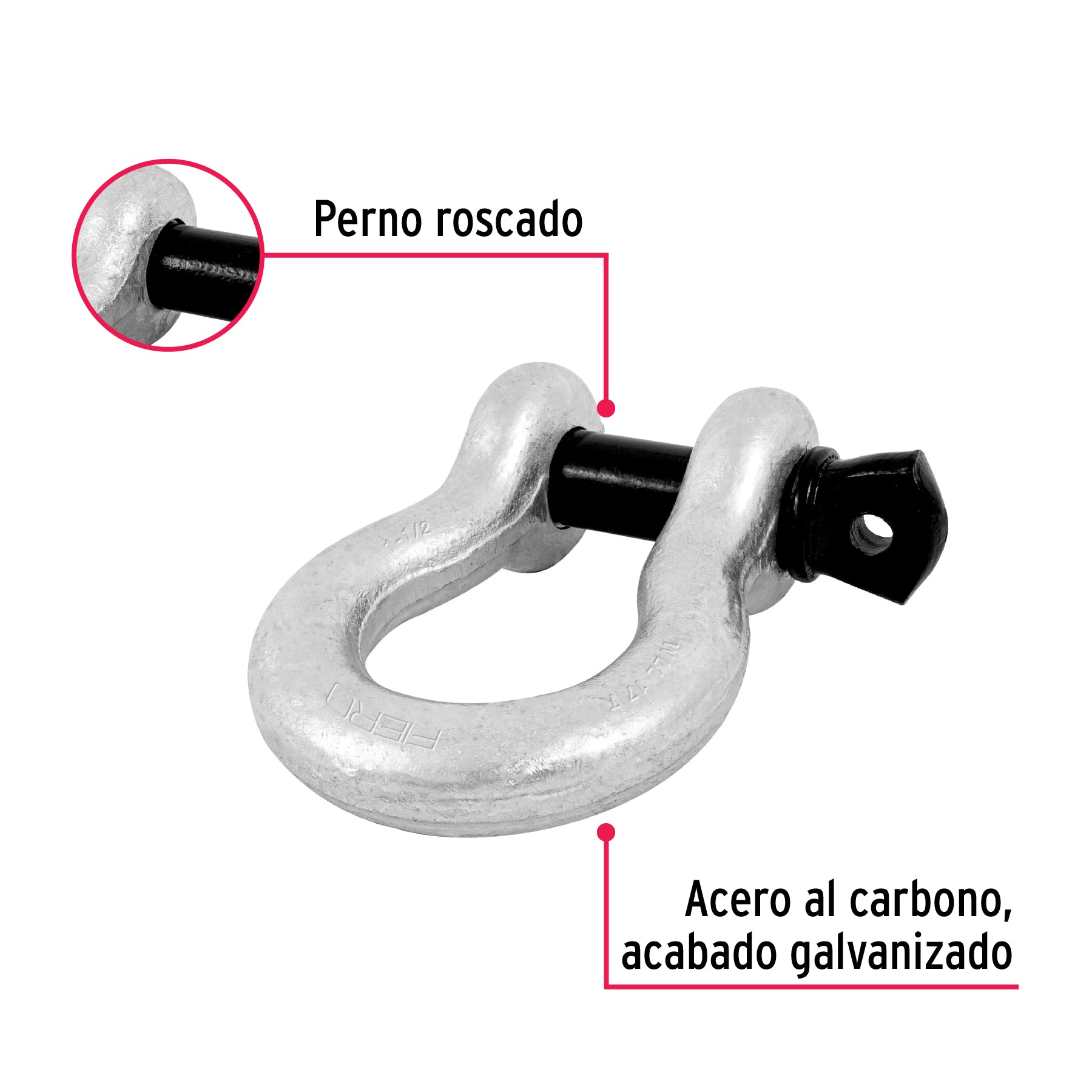 Grillete de 1-1/2"