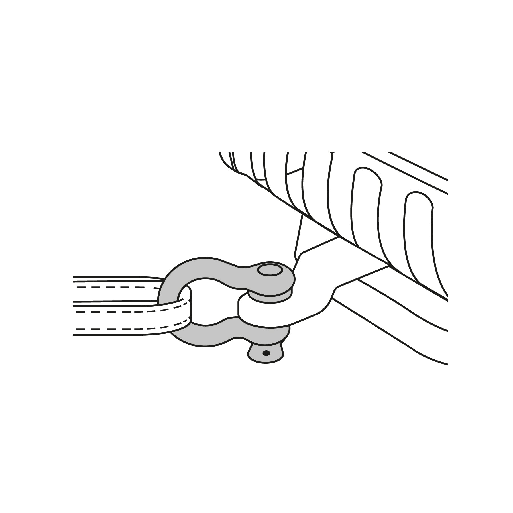 Grillete de 1-1/2"
