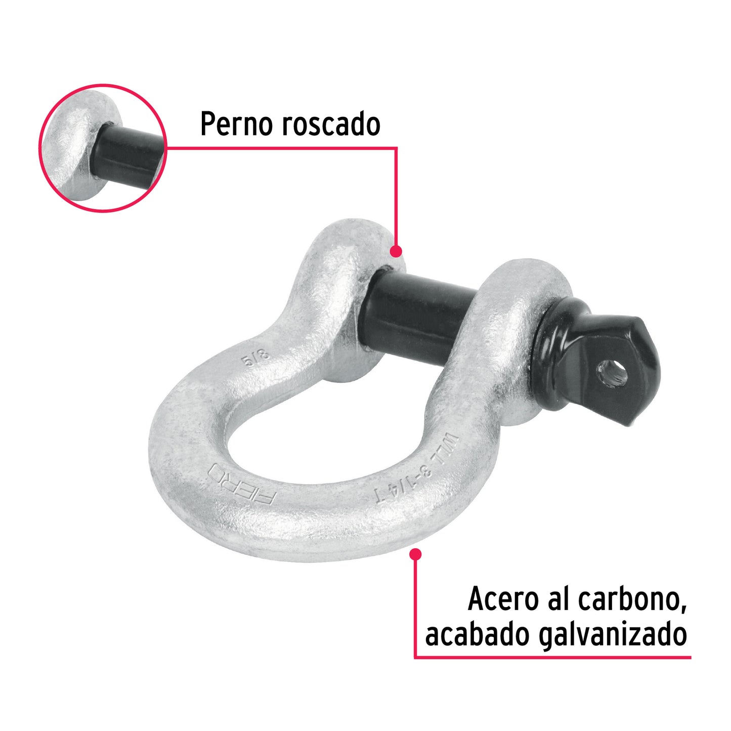 Grillete de 1-1/4"