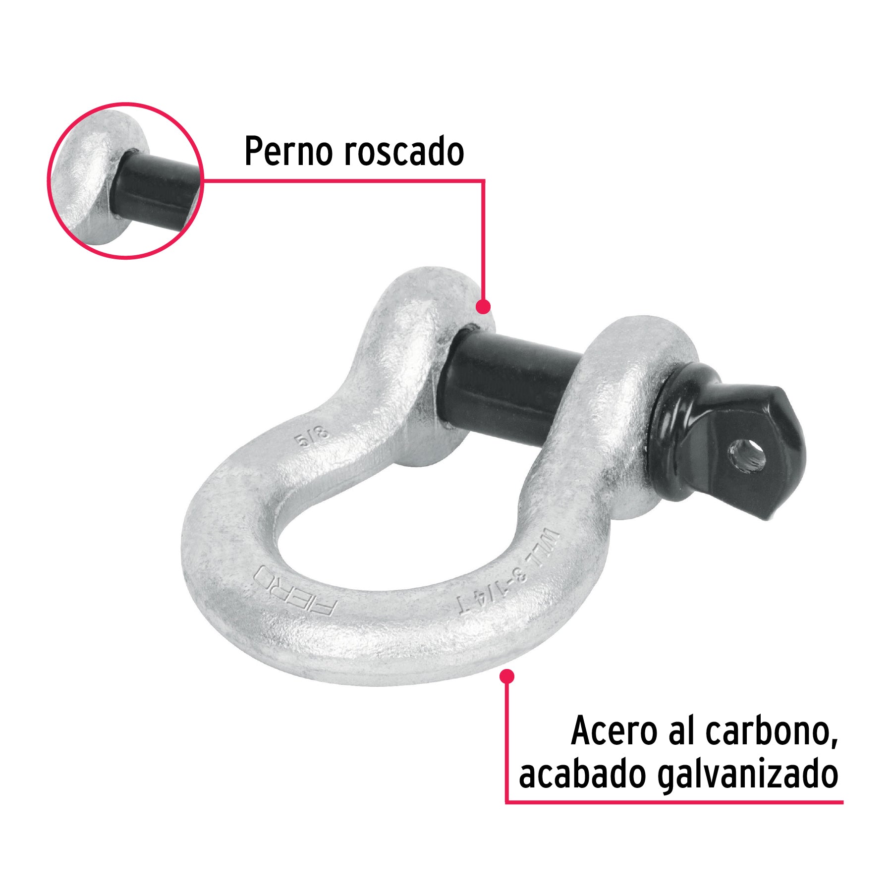 Grillete de 1-1/4"