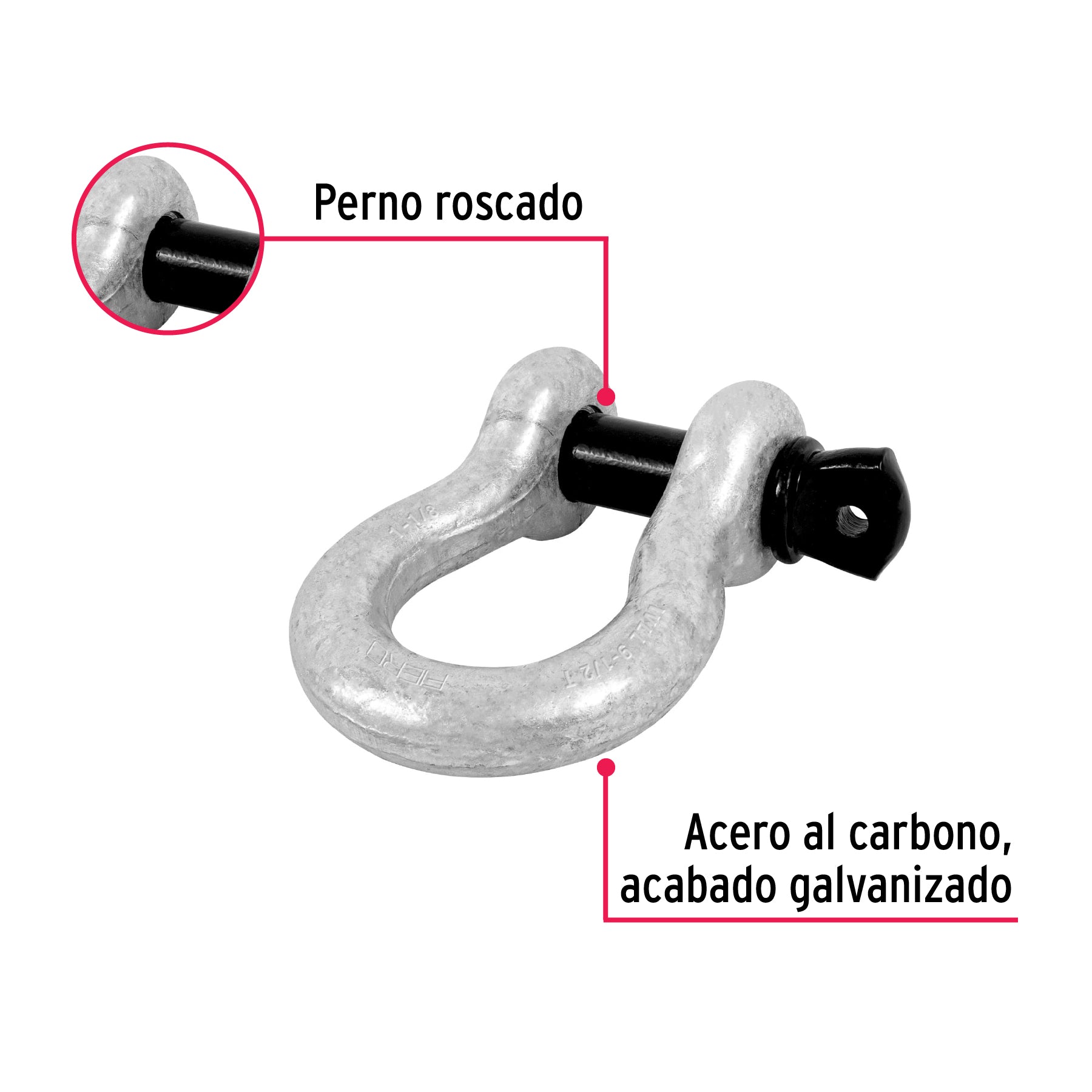 Grillete de 1-1/8"