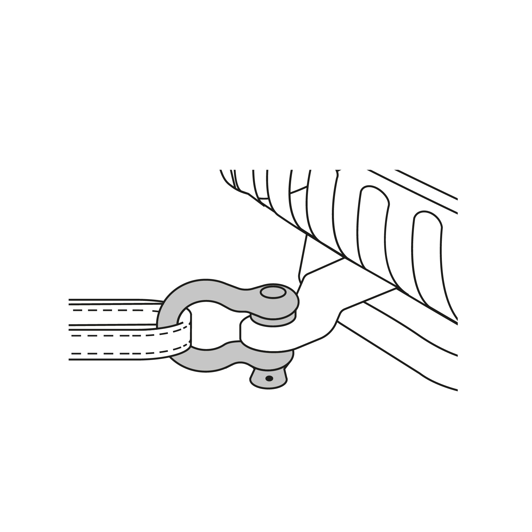 Grillete de 1/2"