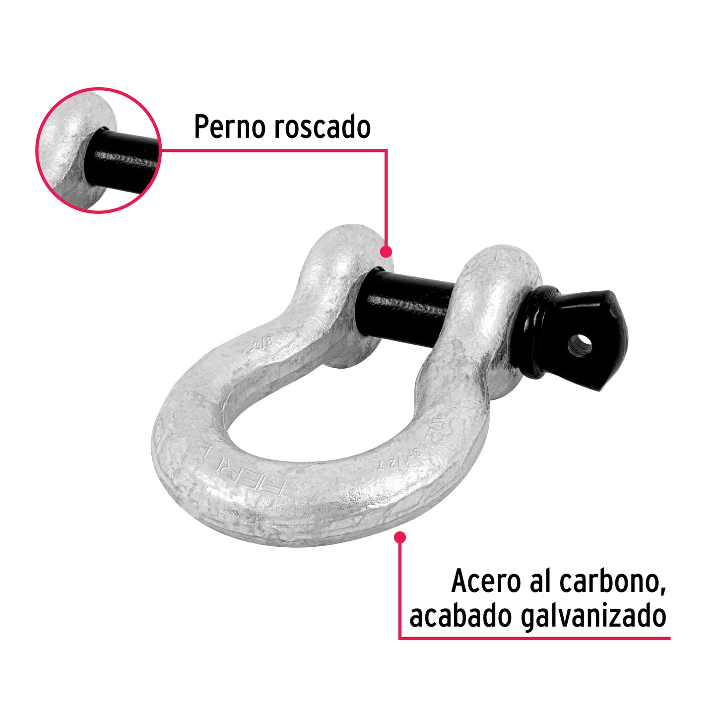 Grillete de 1-3/8"
