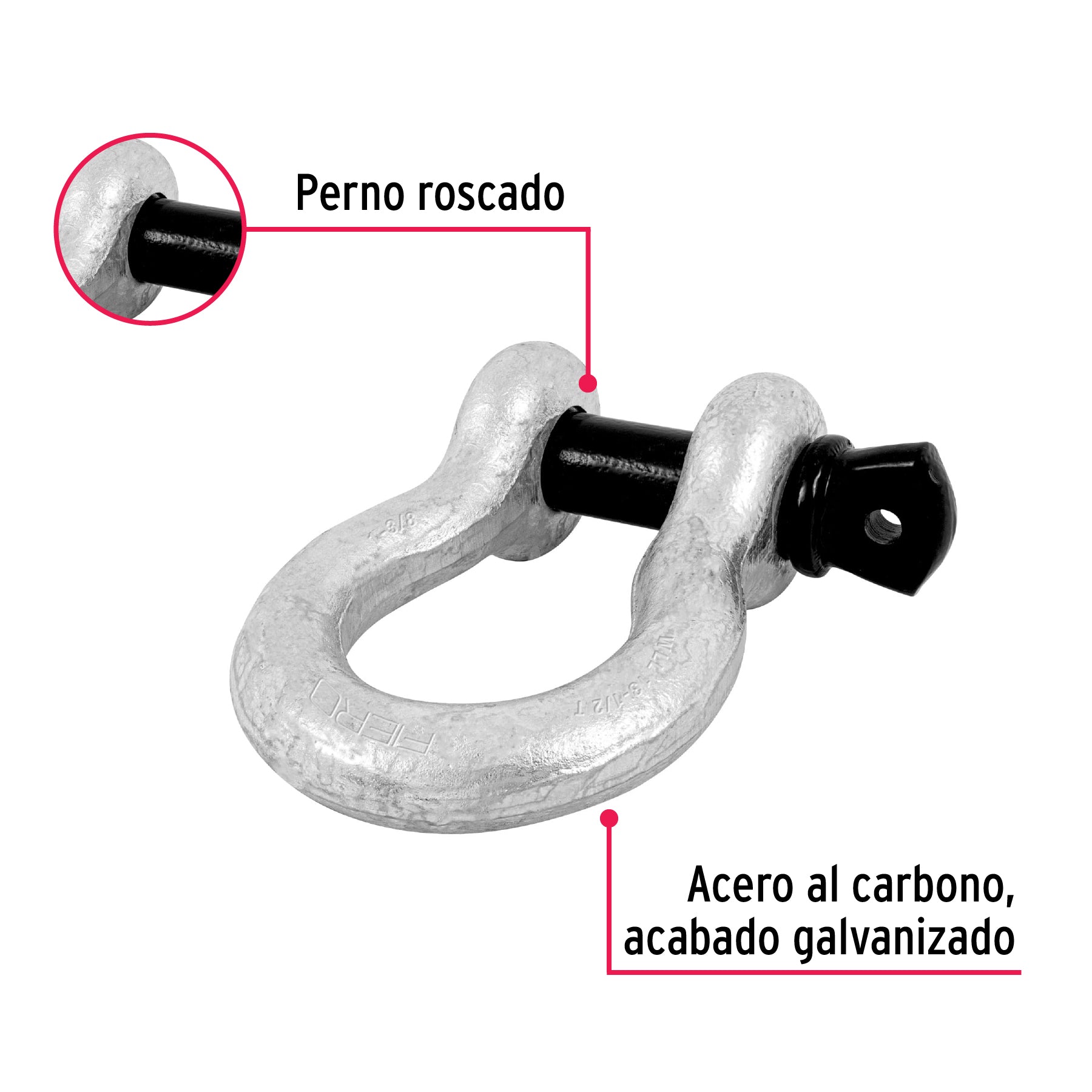 Grillete de 1-3/8"