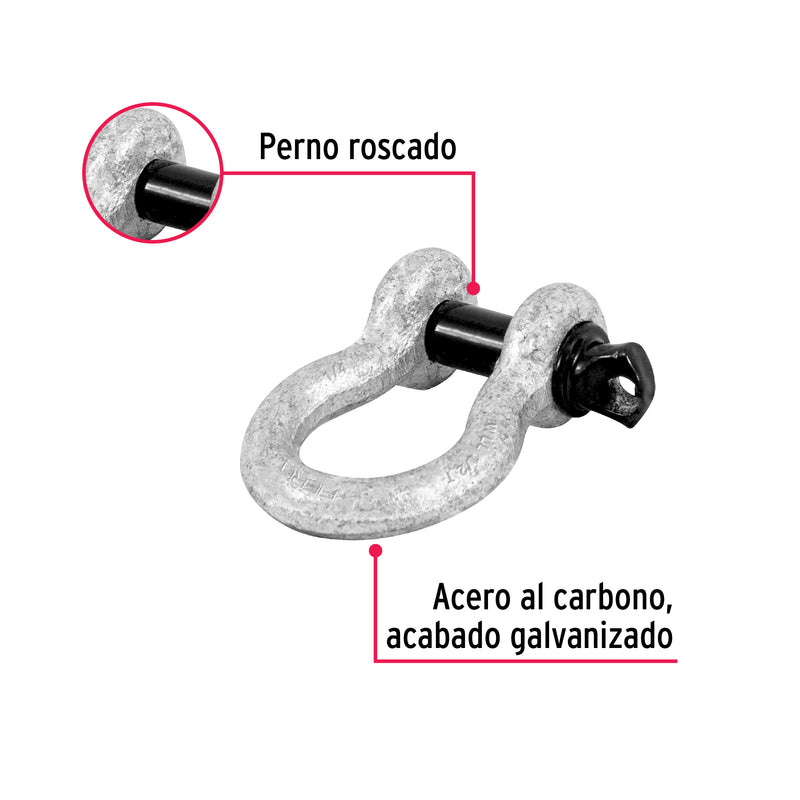 Grillete de 1/4"
