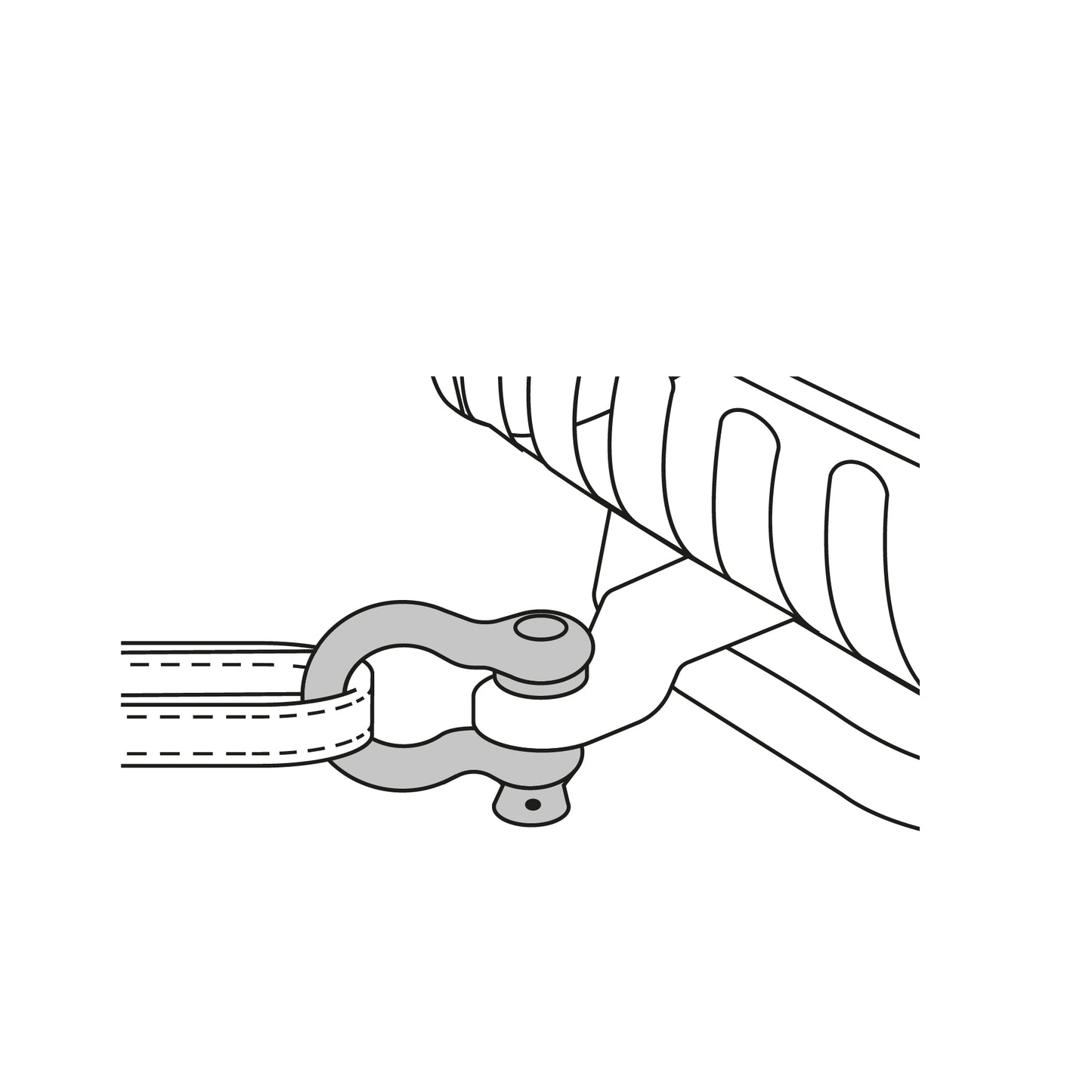 Grillete de 1/4"