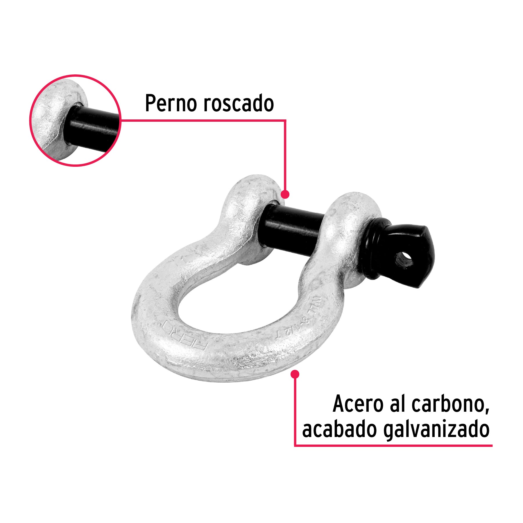 Grillete de 1"