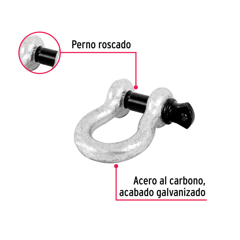 Grillete de 3/8"
