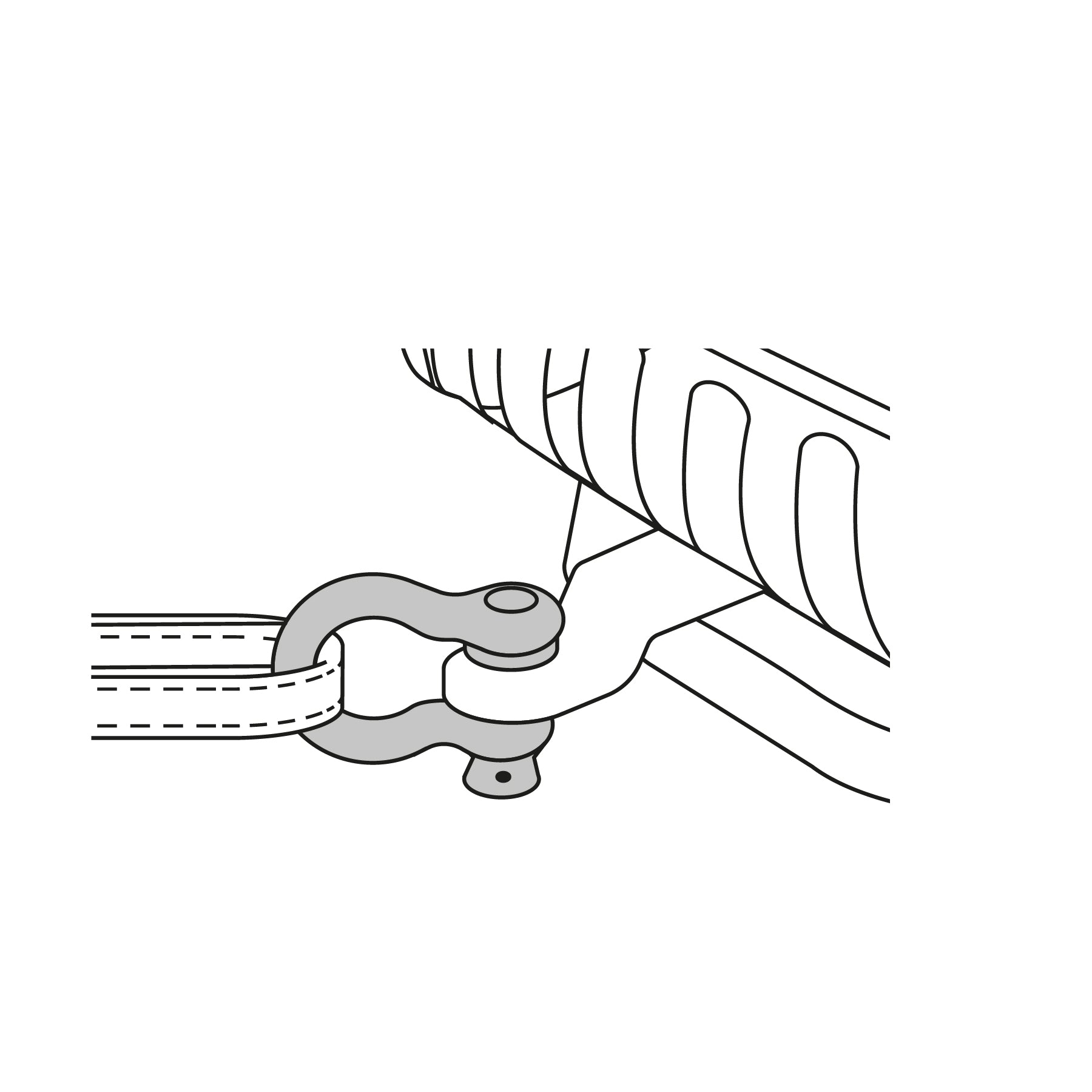 Grillete de 3/8"